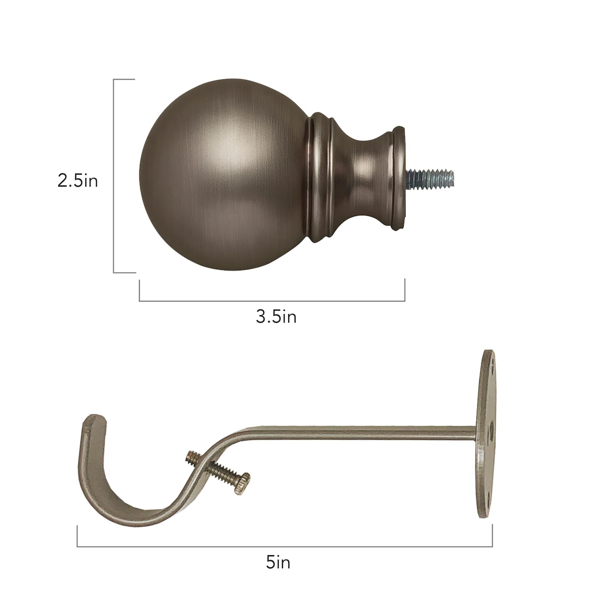 Elrene Home Fashions 026865995435 Curtain-Rods - View #3