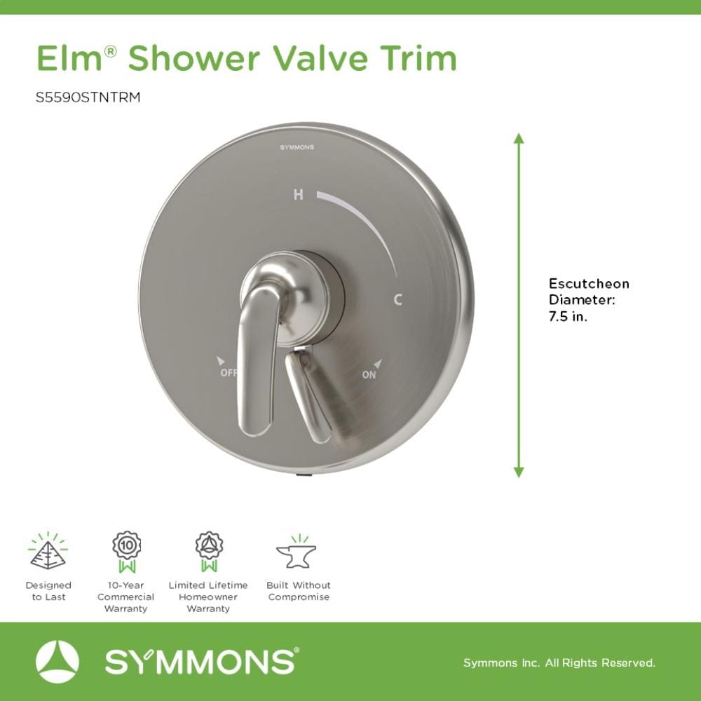 Symmons S5590STNTRM Shower-Handles - View #2