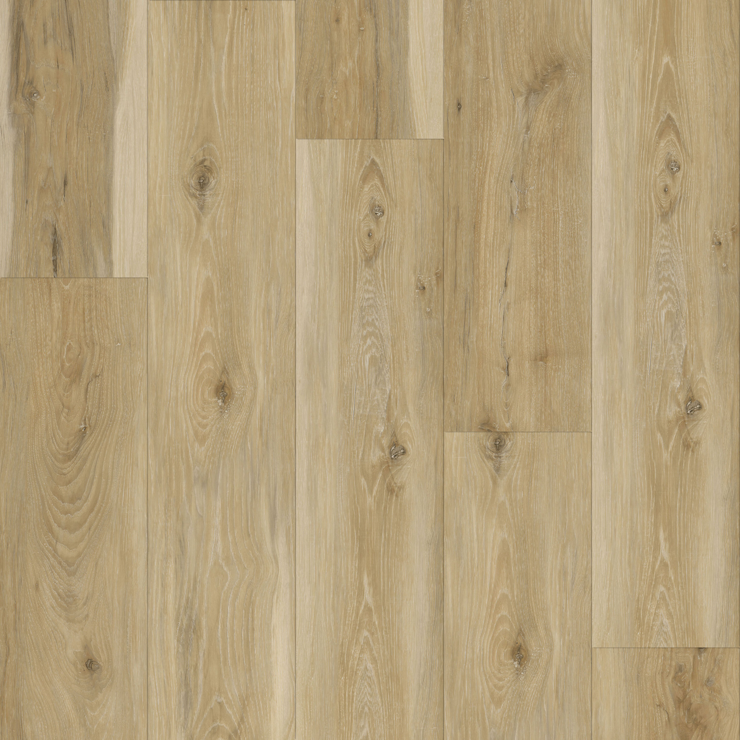 Style Selections 813SLK05C Natural Hickory 20-mil x 7-in W x 48-in L Waterproof Luxury Vinyl Plank Flooring ( 18.62-sq ft Carton )