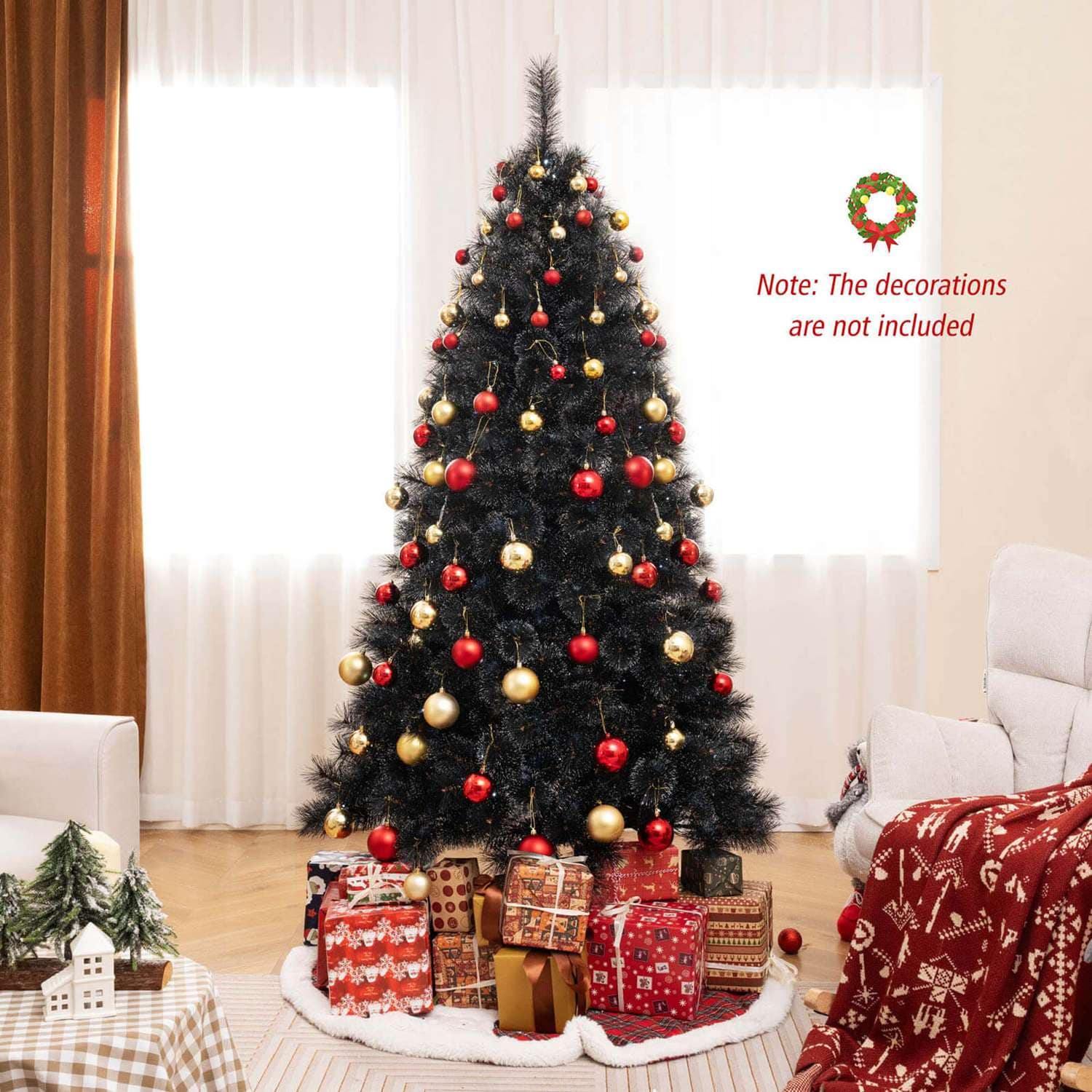 Costway HCST04437 Artificial-Christmas-Trees - View #2