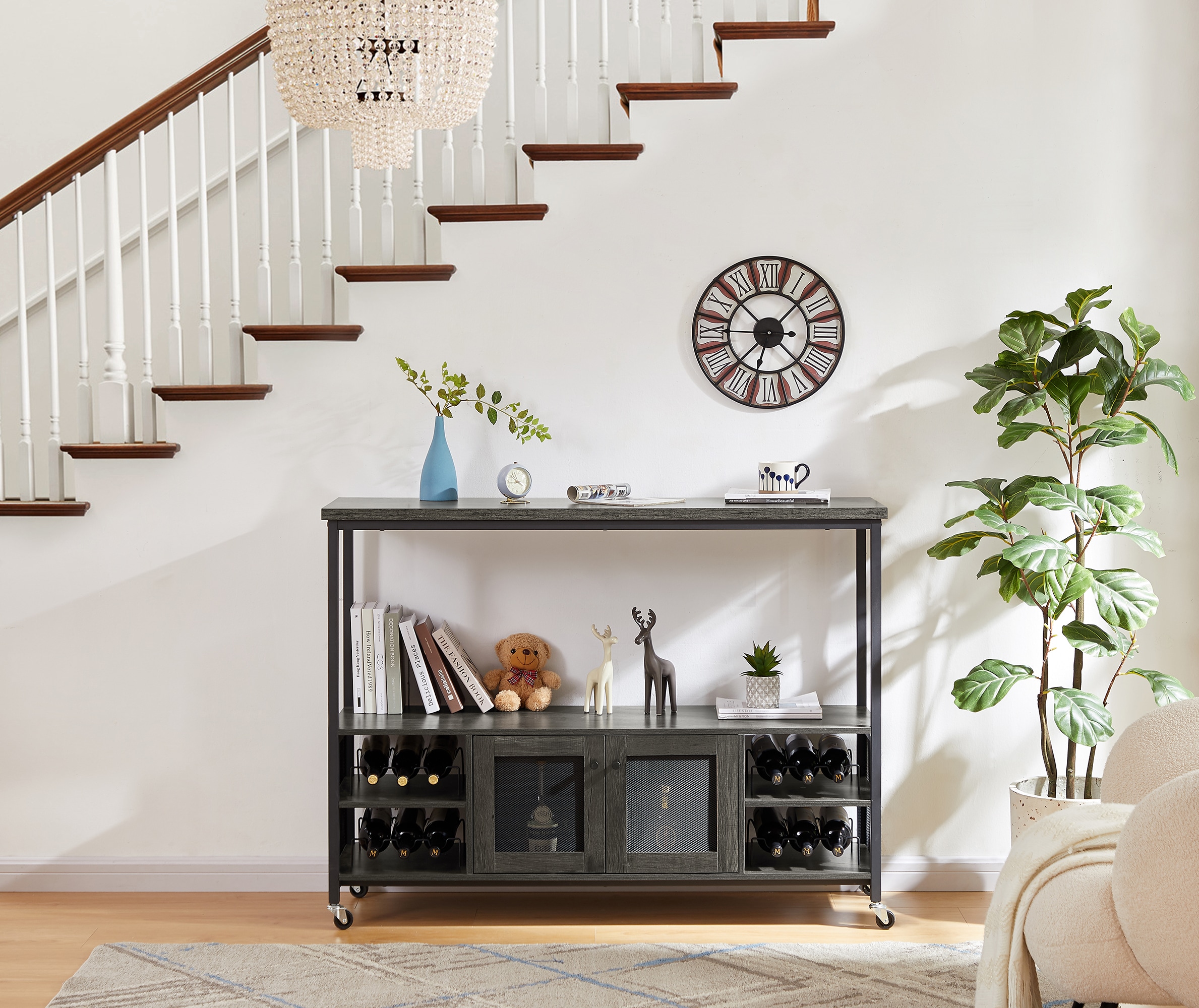 Clihome WCH-53BWH Console-Sofa-Tables - View #4