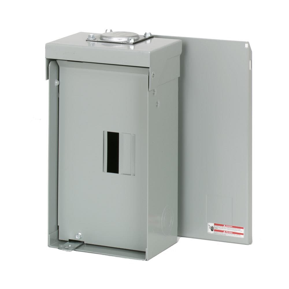 Eaton BR24L125RP Type BR 125 -Amp 2 -Spaces 4 -Circuit Outdoor Main lug Load Center