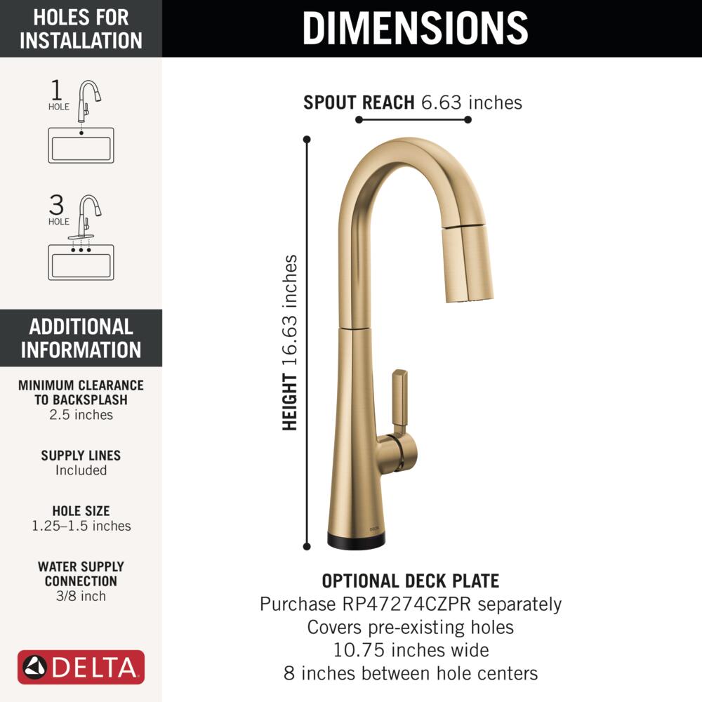 Delta 9991TL-CZ-PR-DST Kitchen-Faucets - View #6