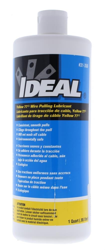Shop IDEAL Power-Fish 500-ft Polymer Pull Line with 32 oz Yellow/Gold Wire  Pulling Lubricant at