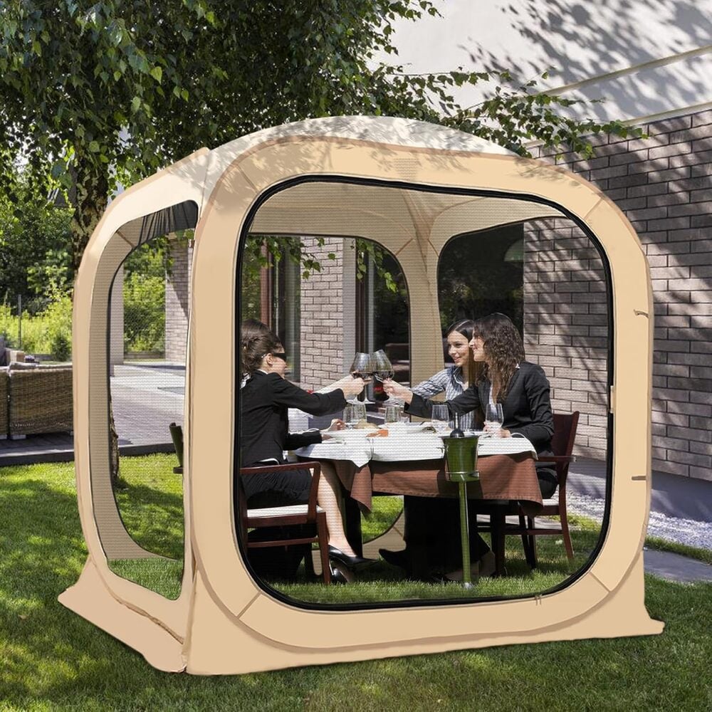Esazn P1600169-WS18-LYU Screen House Tent Pop-Up Polyester 6 -Person Screen tent