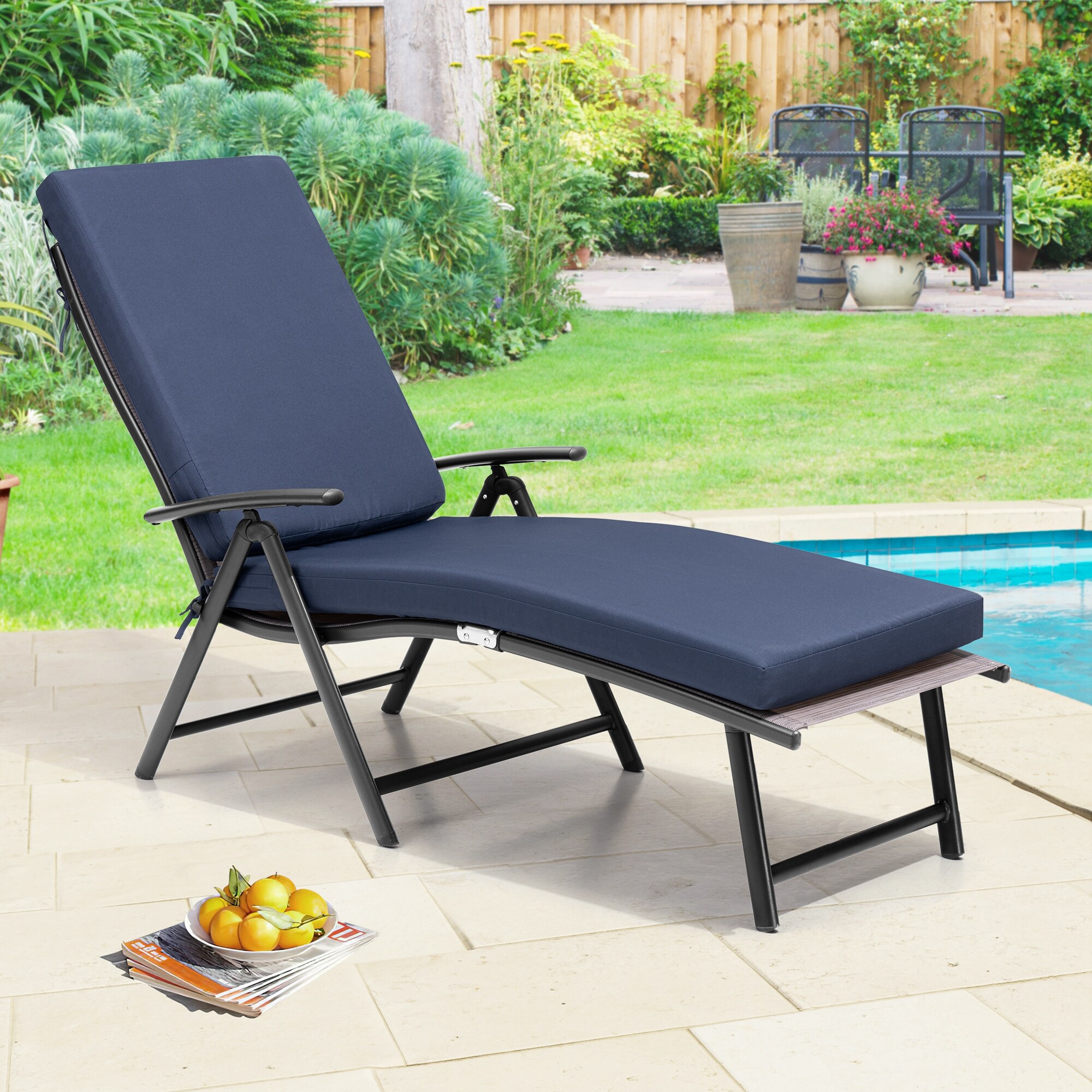CloudFly CL-CU001NAV-1 Patio-Furniture-Cushions - View #9