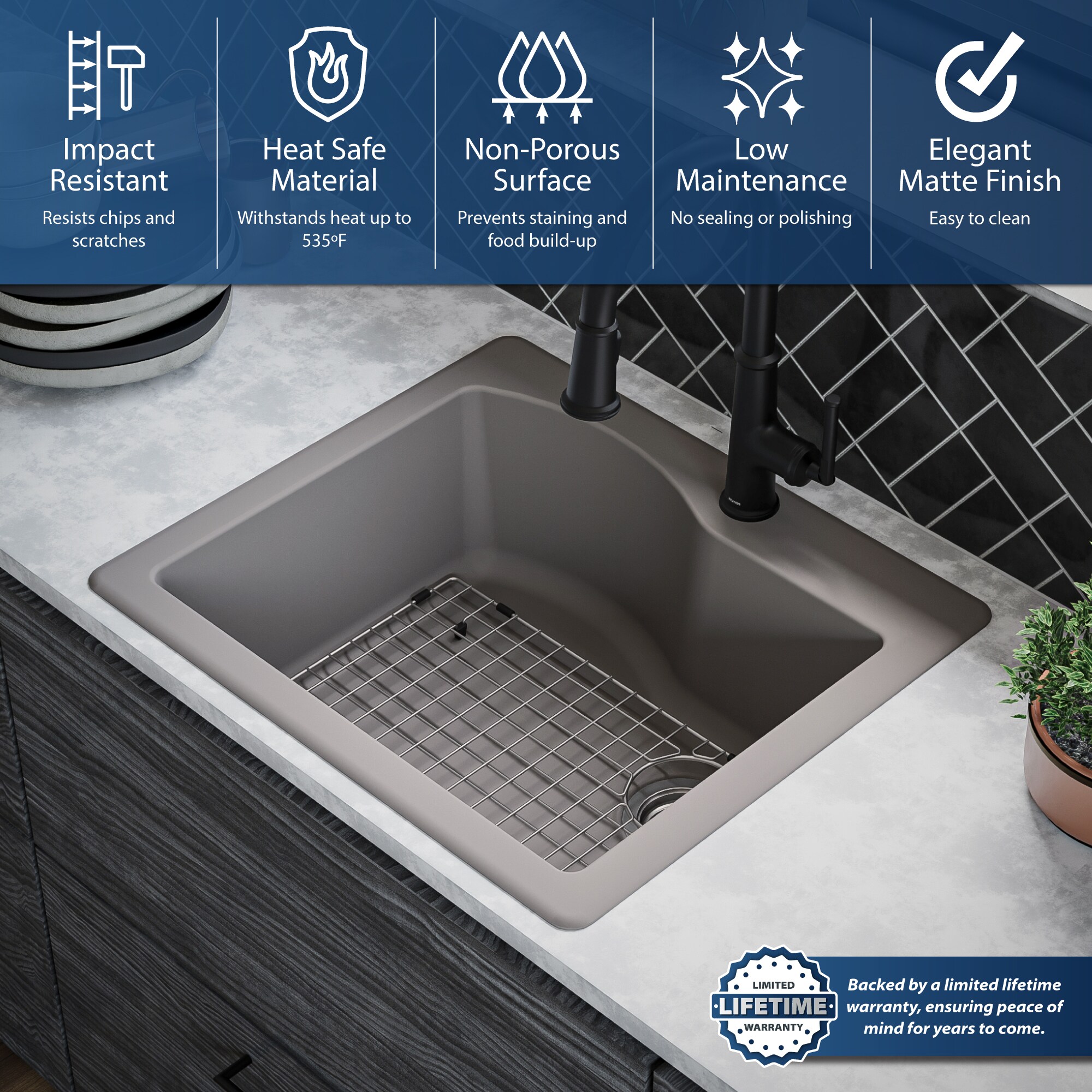 Karran QT-671-CN-PK1 Kitchen-Sinks - View #6