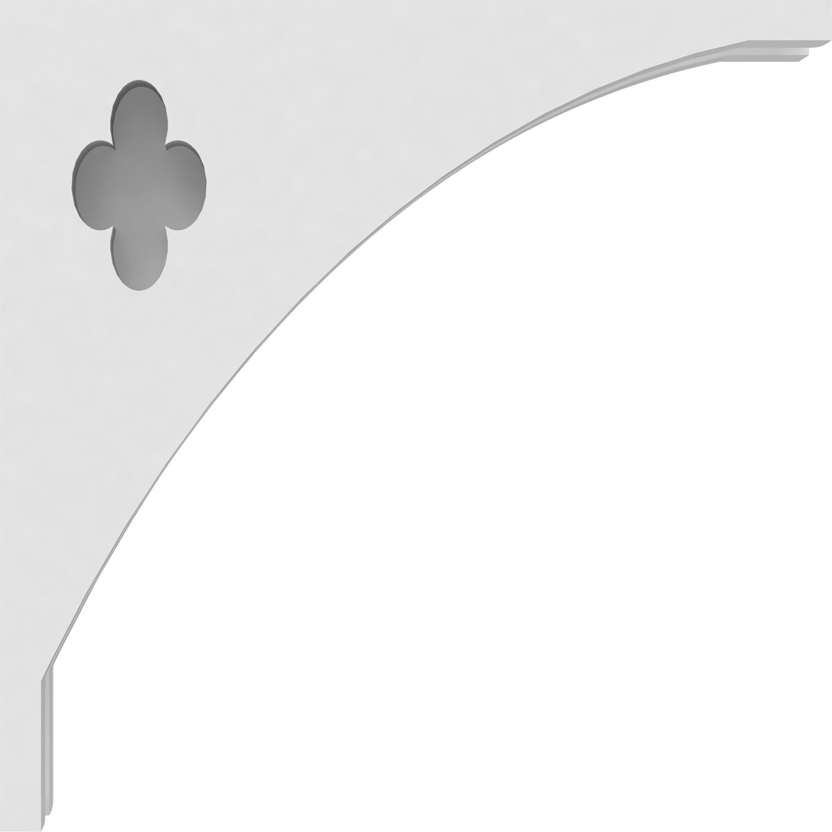 Ekena Millwork CORP01X06X06TU corbels - View #3