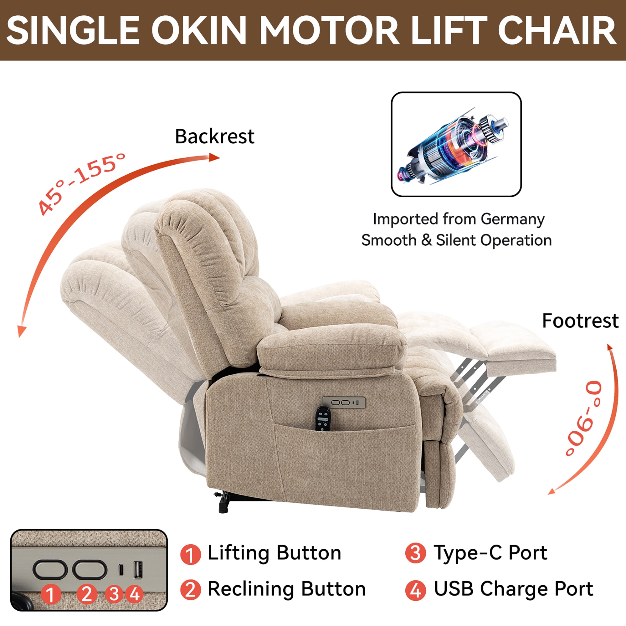Sumyeg OR-PP192670AAD recliners - View #6