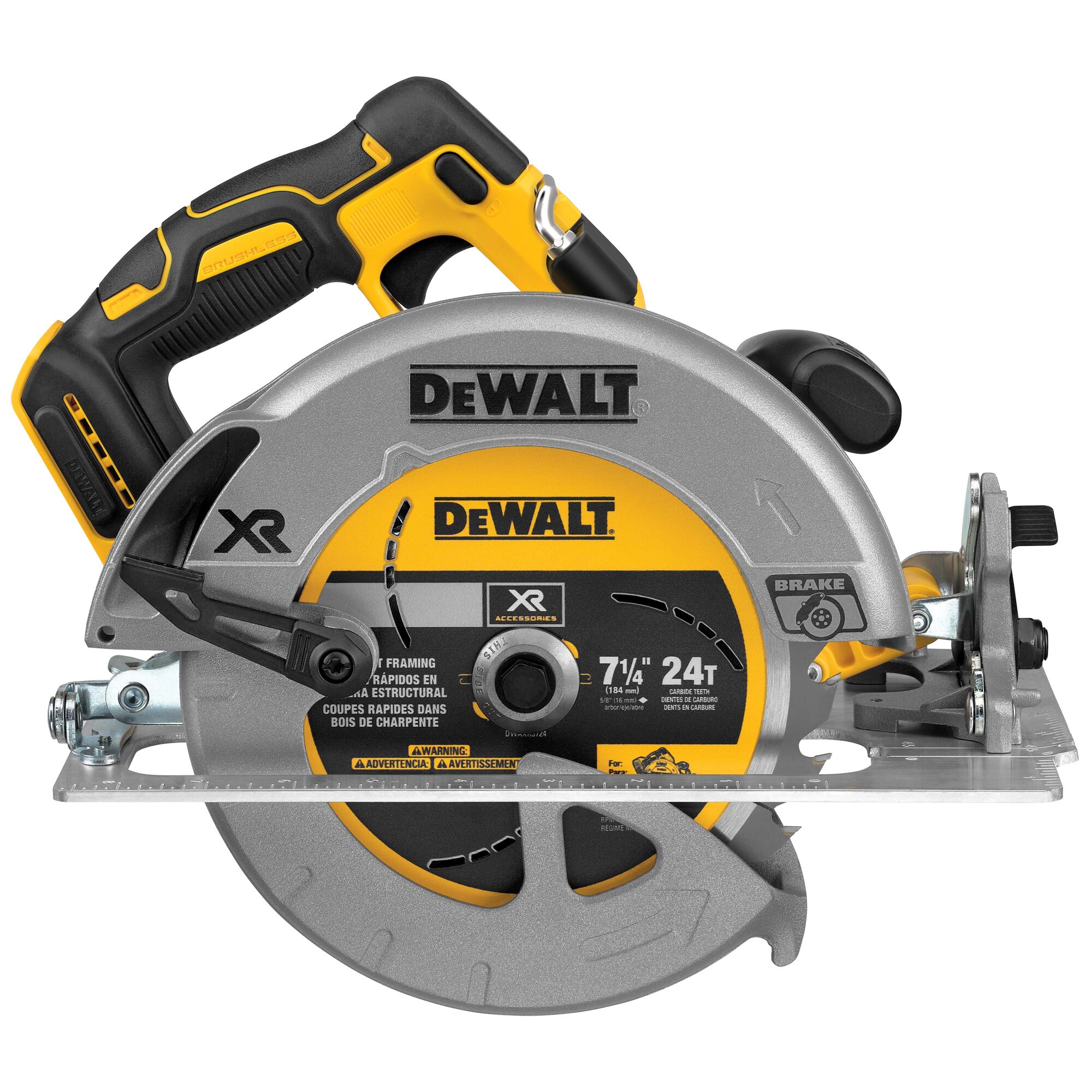 DEWALT XR 20-volt Max 7-1/4-in Brushless Cordless Circular Saw (Bare Tool)