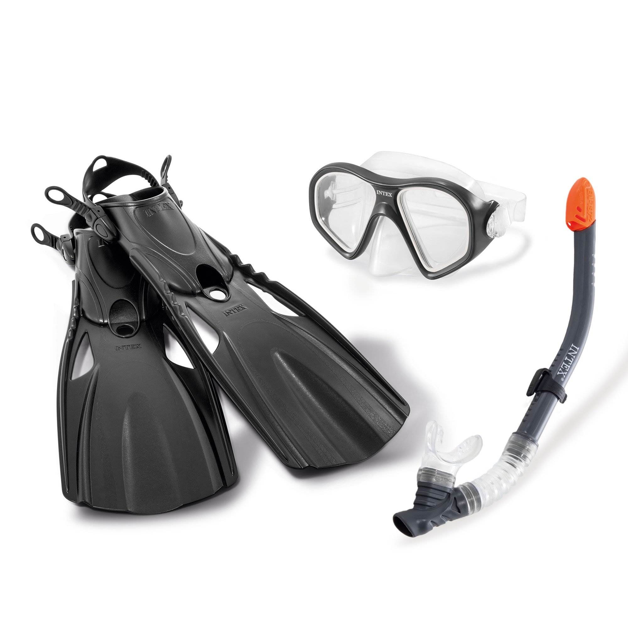 Swim mask and snorkel set New for youth/adult in 3 colors: blue black pink 