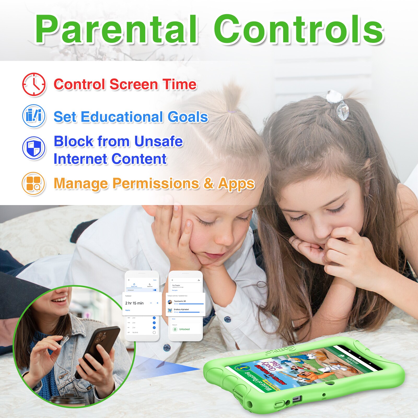 Contixo V9-3-32 GREEN tablets - View #3