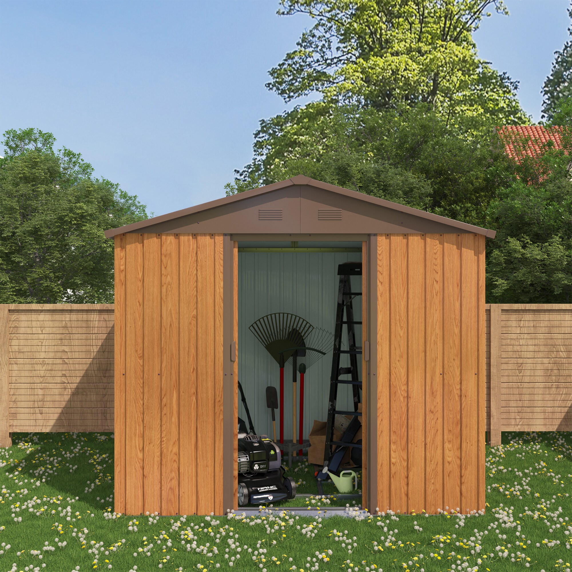 Mondawe MD-DD21823 Metal-Storage-Buildings-Sheds - View #2