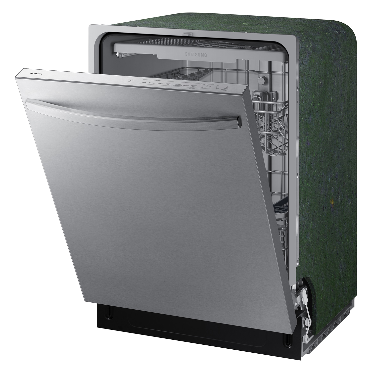 Samsung Front Control 24-in Built-In Dishwasher (Stainless Steel) ENERGY  STAR, 50-dBA at