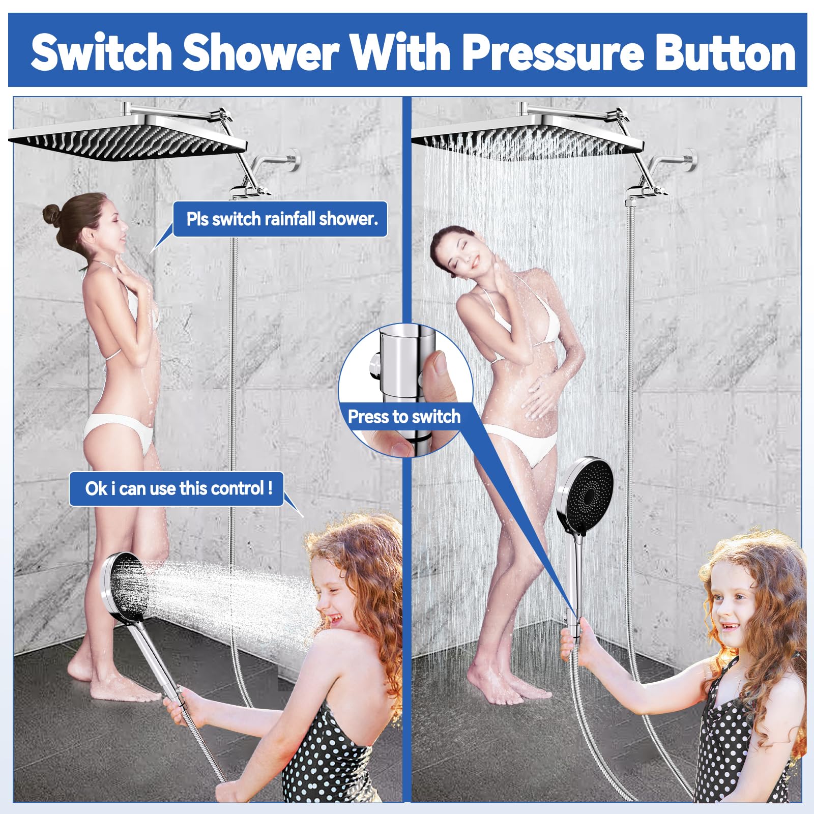Yichuhaoxi LYI0628Y120 Showerhead-Bar-Panels - View #3