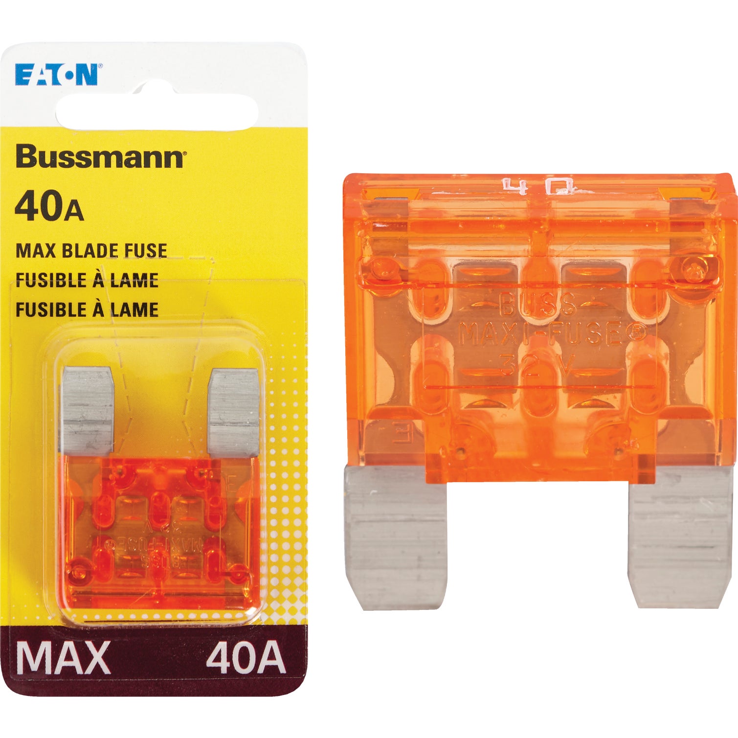 Bussmann BP/MAX-40-RP 40A Maxi Fuse 1 Pack in the Fuses department at ...
