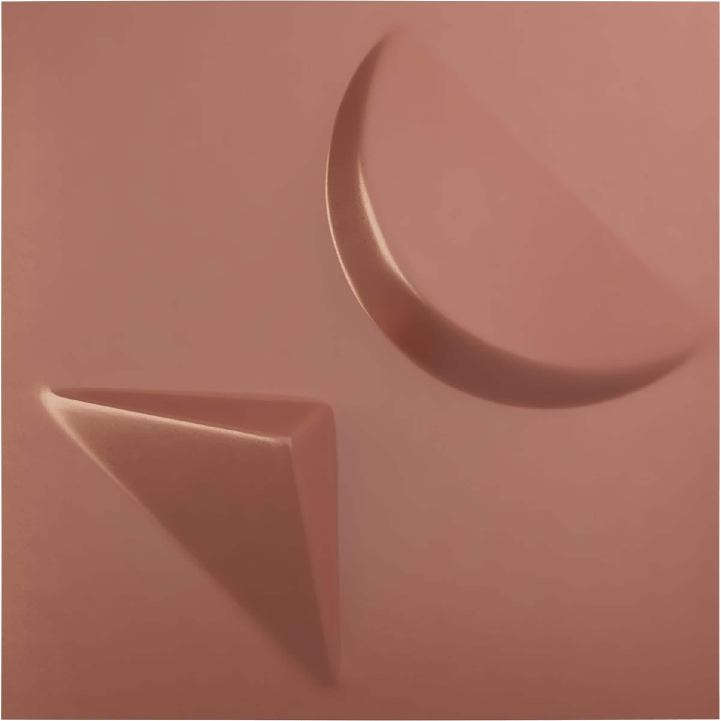 Ekena Millwork WP12X12APFCP-CASE-12 11-7/8-in x 11-7/8-in Embossed Paintable/Stainable Pink PVC Wall Panel ( 12 -Pack, Covers 11.76-sq ft )