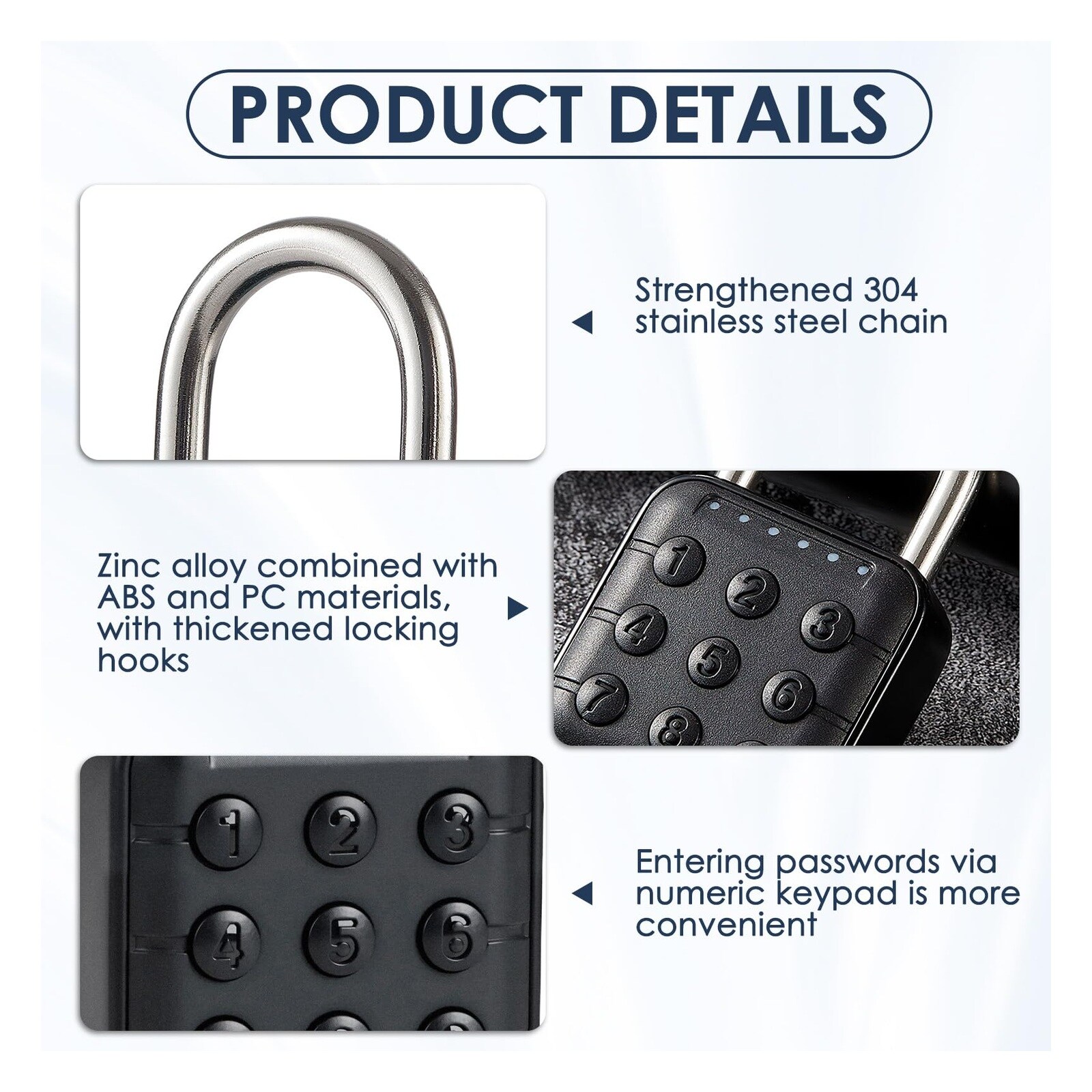 CYIKE LCY0810E434 Padlocks-Locks-Cables - View #5