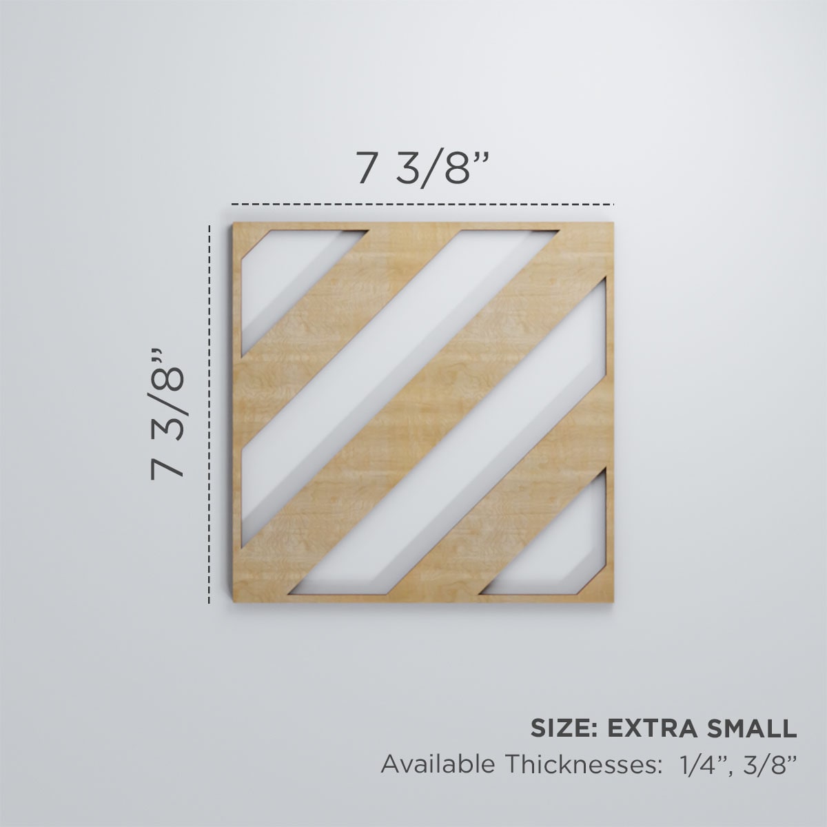 Ekena Millwork WALW08X08X0250STRRO Wall-Panels - View #3