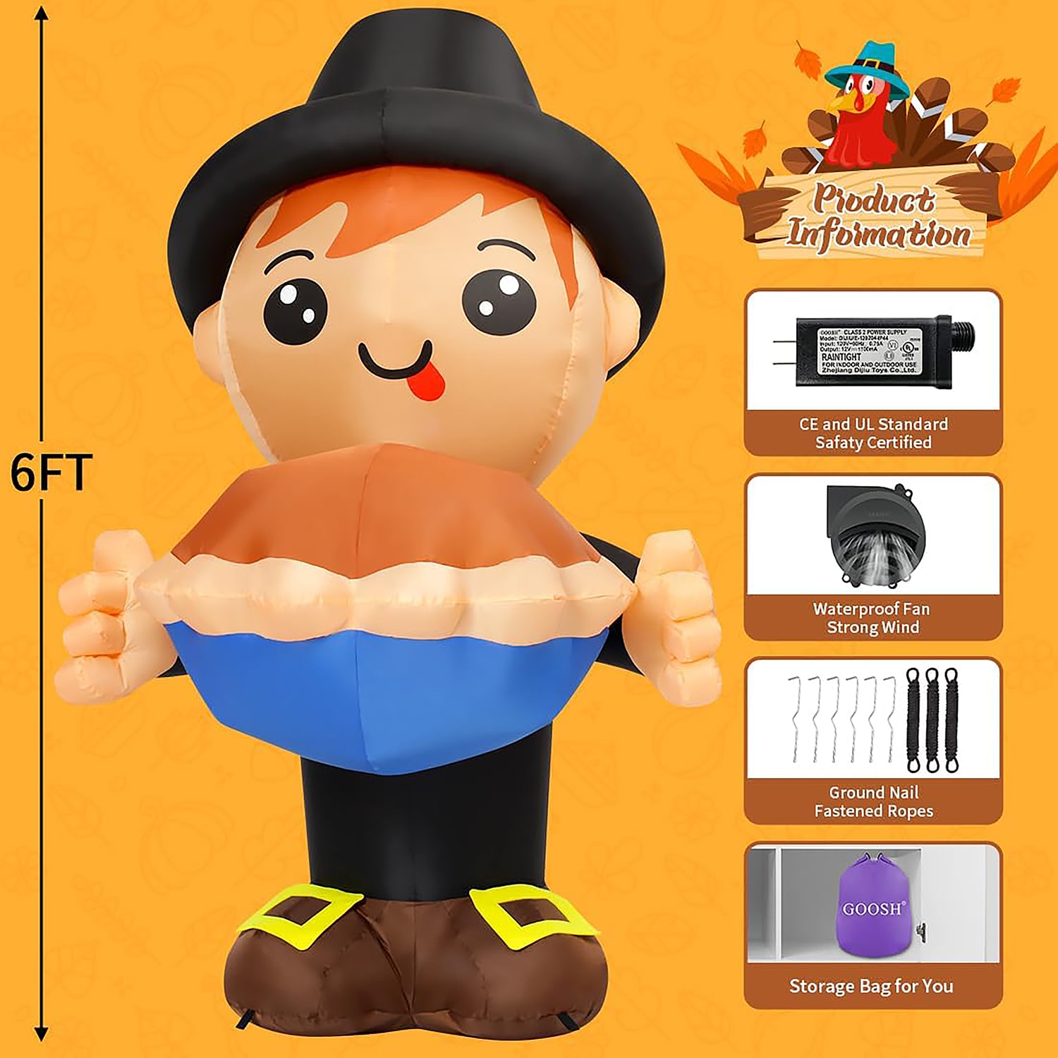 GOOSH DJ-WS-69204 Outdoor-Thanksgiving-Decor - View #6