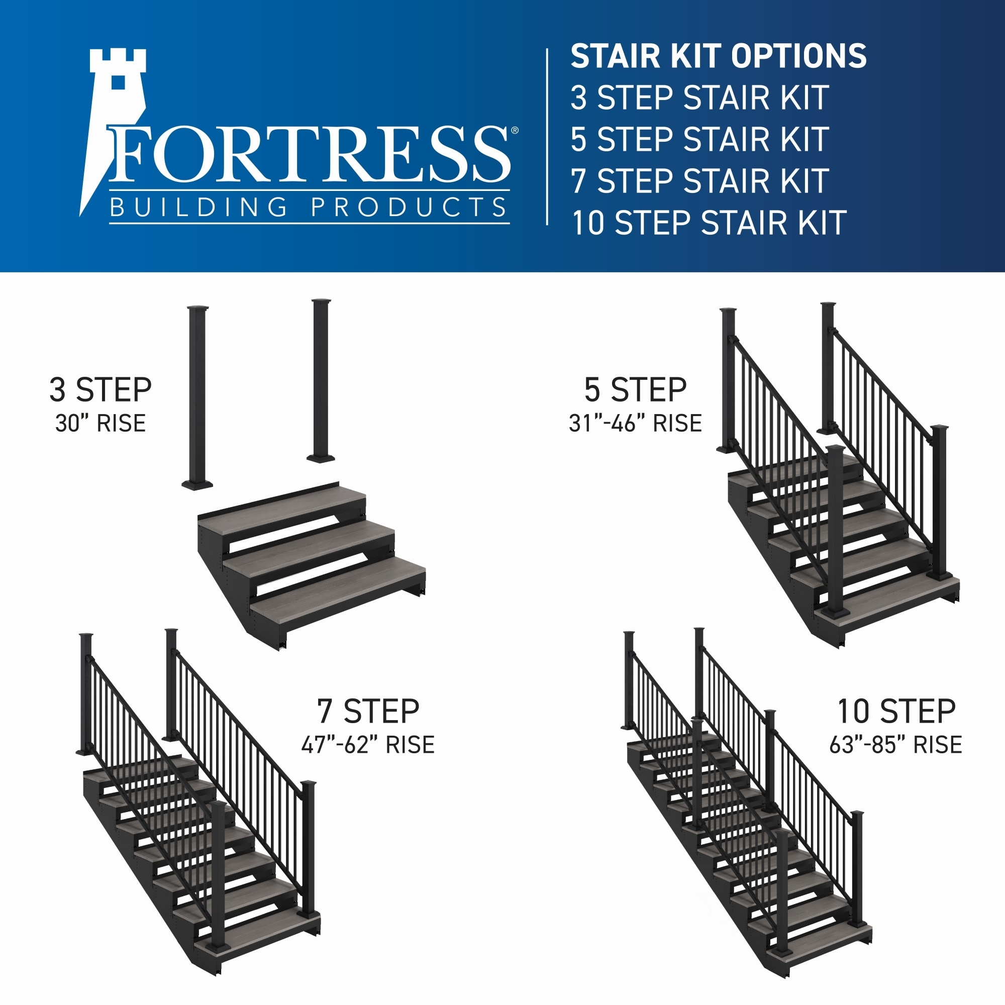 Fortress Building Products K-64405852113 Decking-Kits - View #2