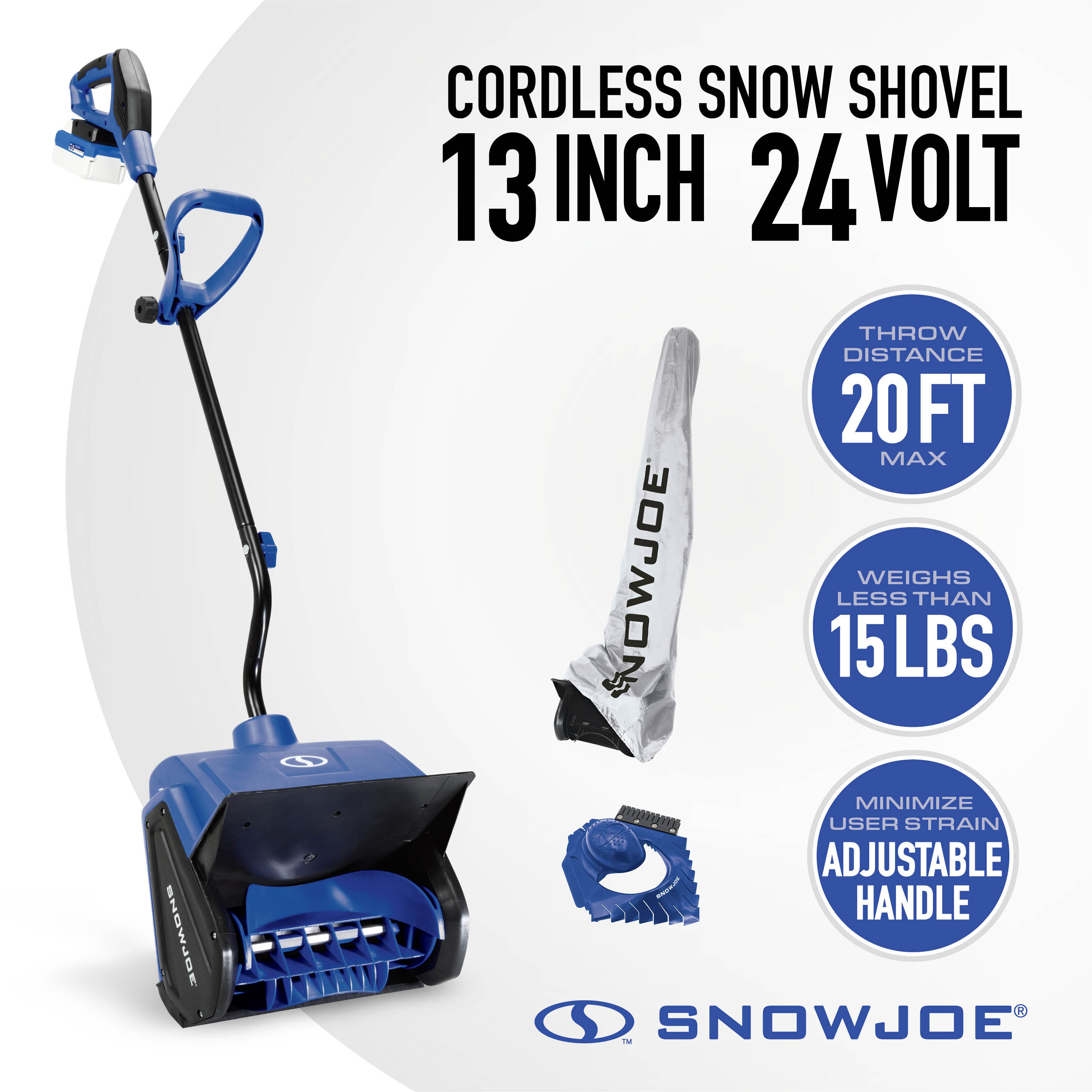 Snow Joe 24-volt 13-in Single-stage Push Cordless Electric Snow Blower  Powered Snow Shovel 4 Ah (Battery and Charger Included) in the Snow Blowers  department at