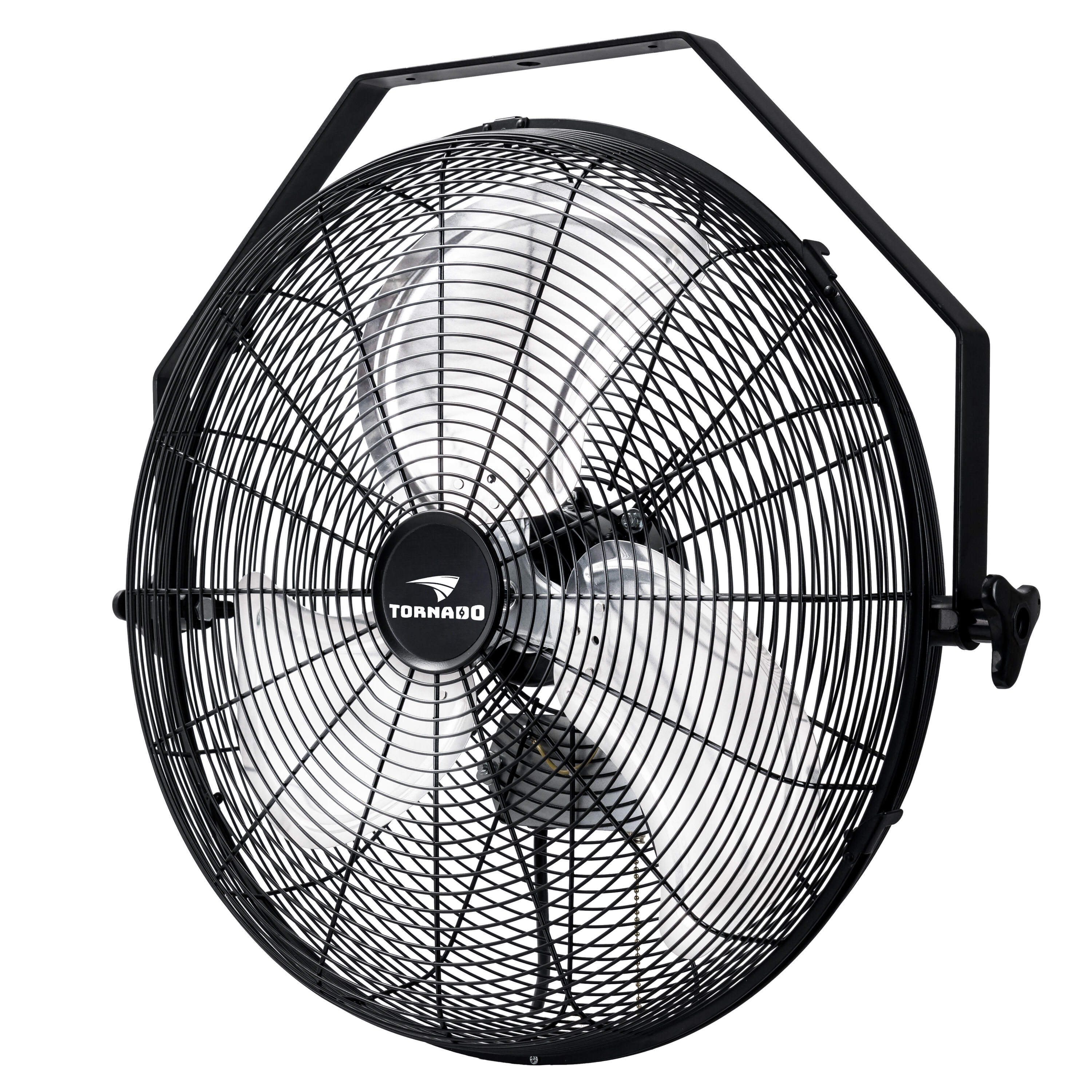 Tornado Fans Wall Fan 18-in Indoor Black Wall Mounted Fan in the Wall ...