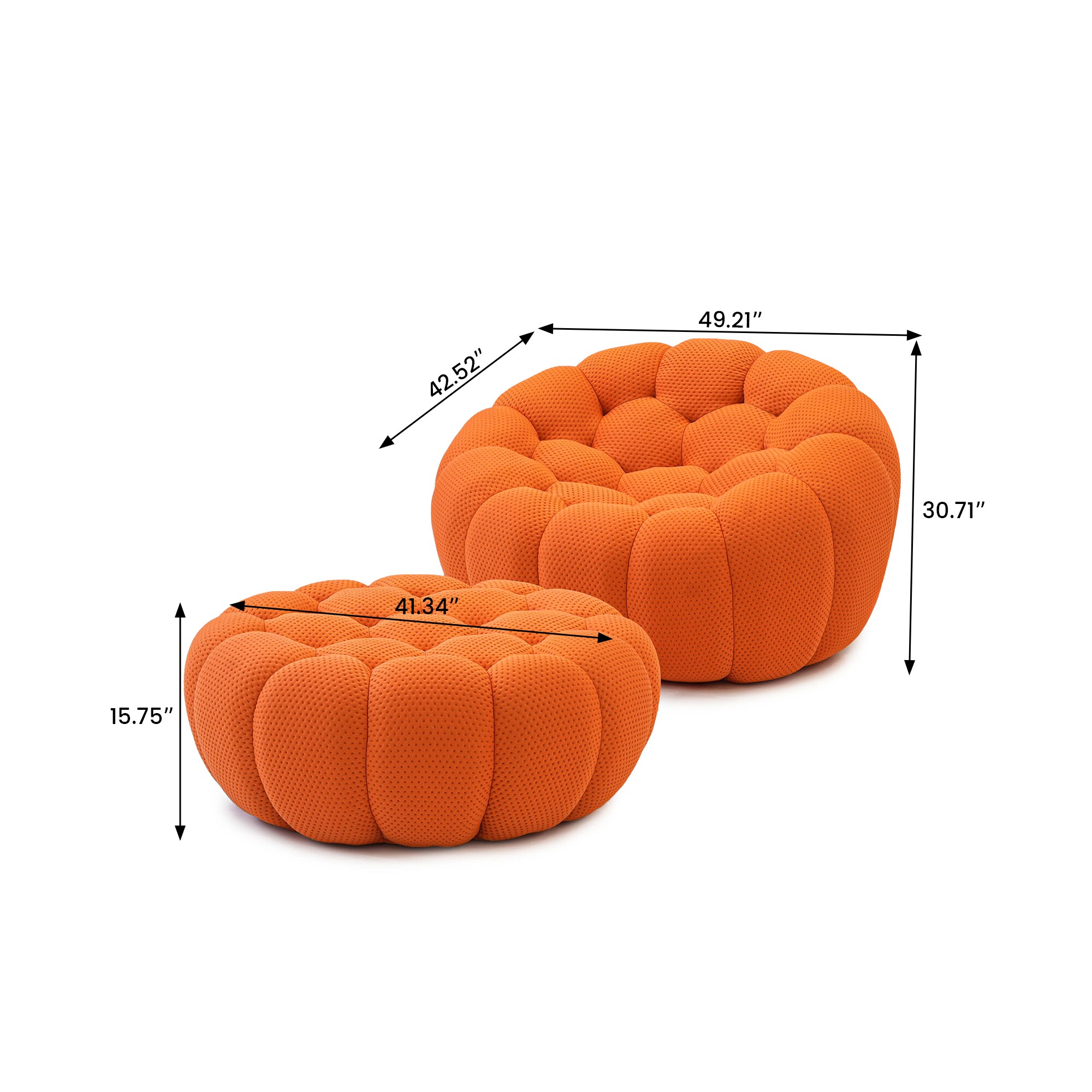BuotiqHom DH-SF14-133OR Living-Room-Sets - View #2