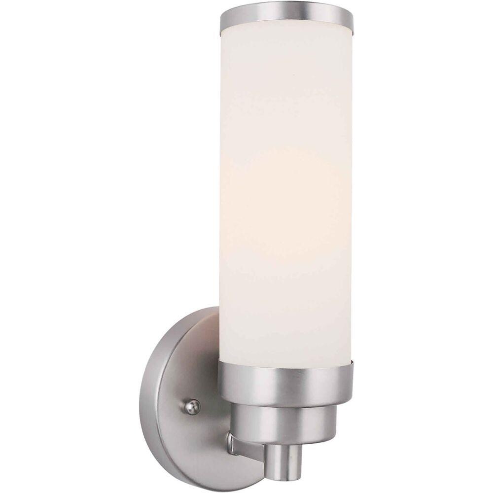  LW500120155 Shandy 4.5-in 1-Light Brushed Nickel Transitional Vanity Light