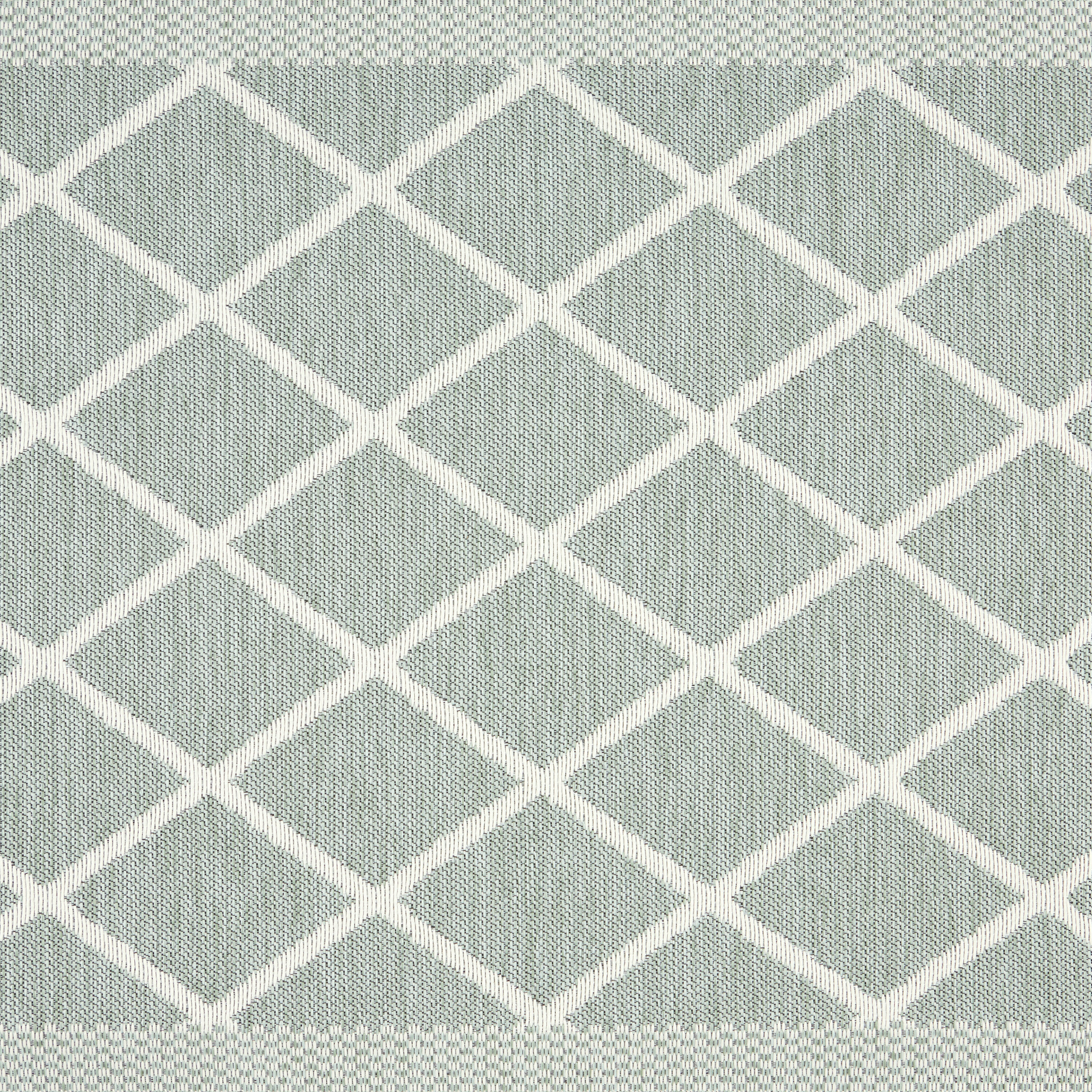 Mint Green Diamond Anti-Fatigue Kitchen Mat 19.6"x32"