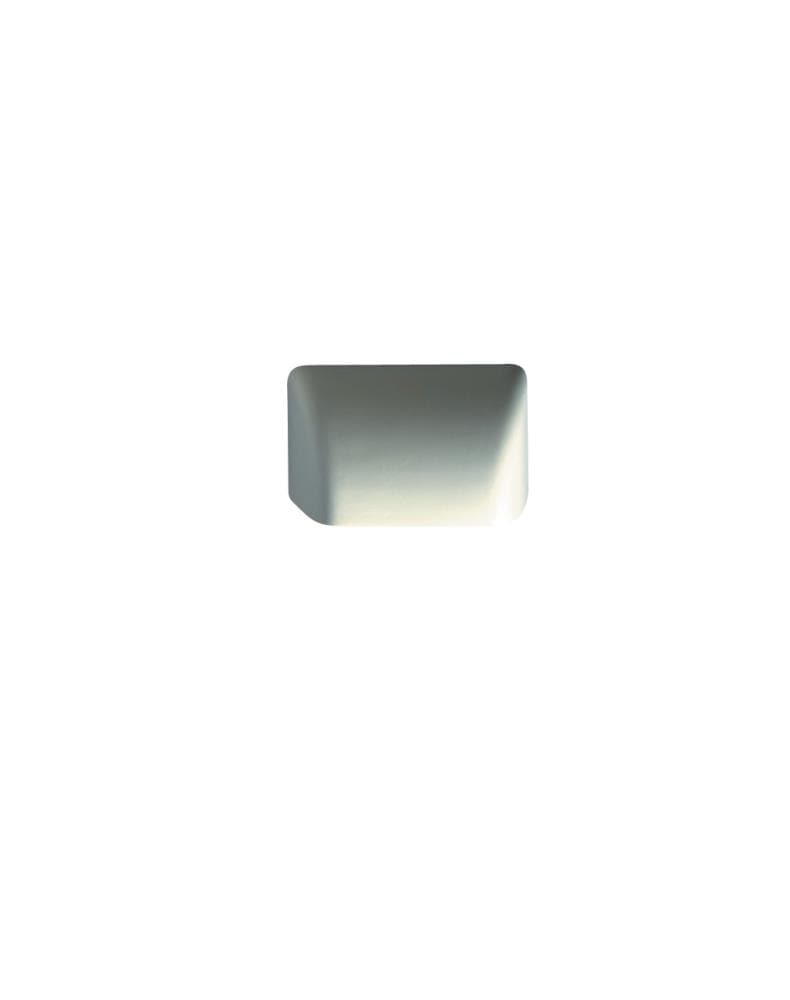Justice Design Group CER-2900W-BIS Ambiance 1 -Light 4.25-in H White Hardwired Outdoor Wall Light