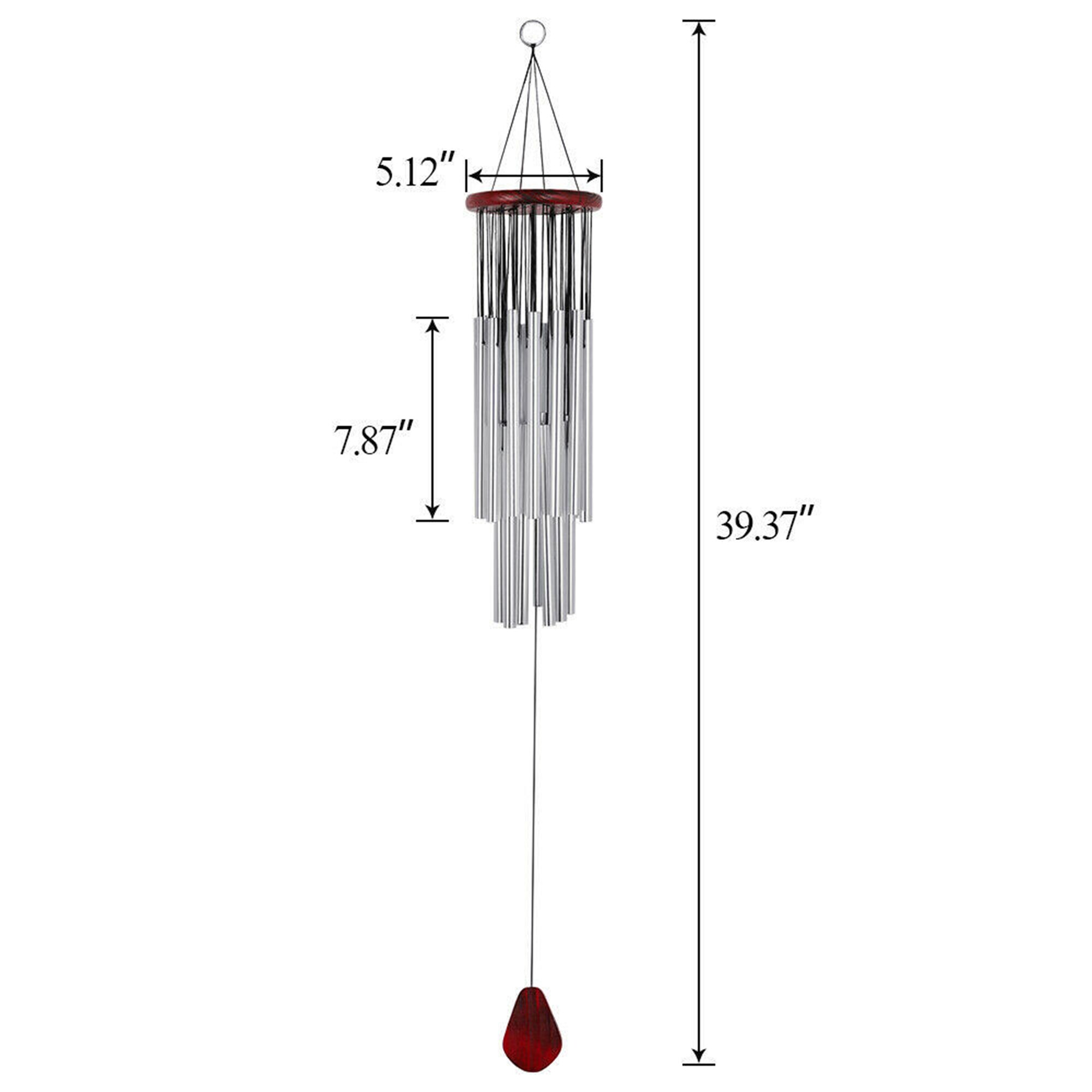 AHIOU HOME ZAAHD-H9M13AWC Wind-Chimes - View #3