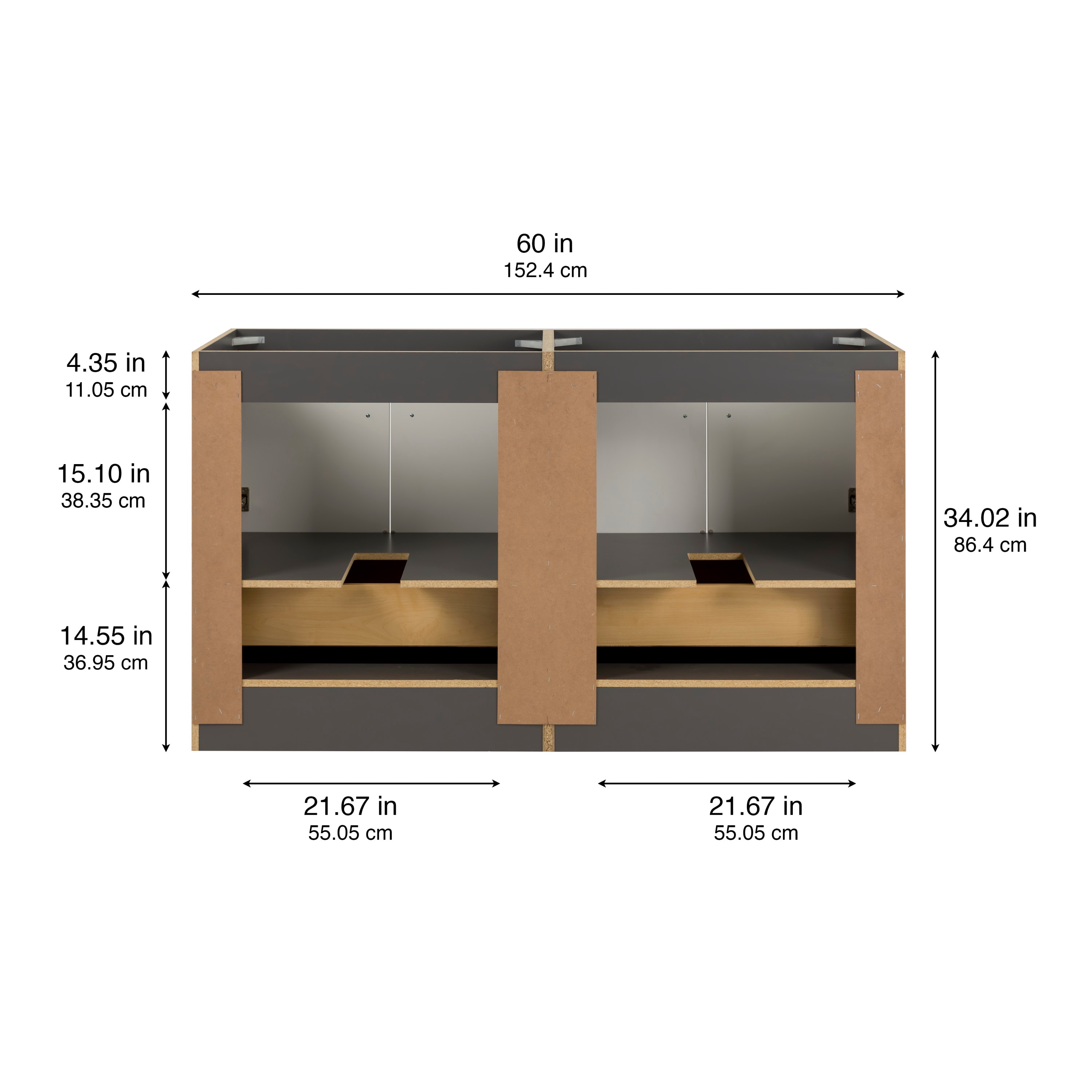 Style Selections ME60P1-CT vanities - View #5