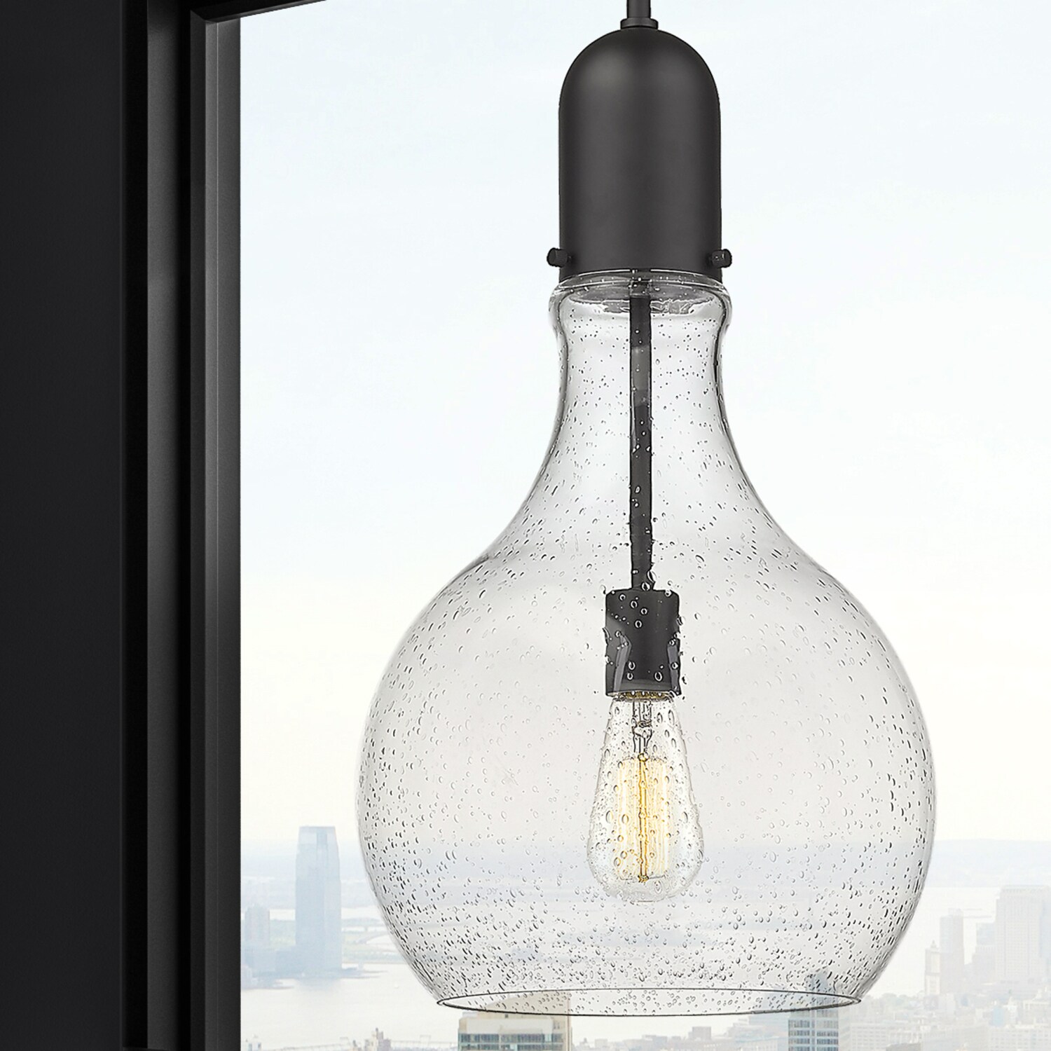 Innovations Lighting 492-1S-BK-G584-12 Pendant-Lights - View #4