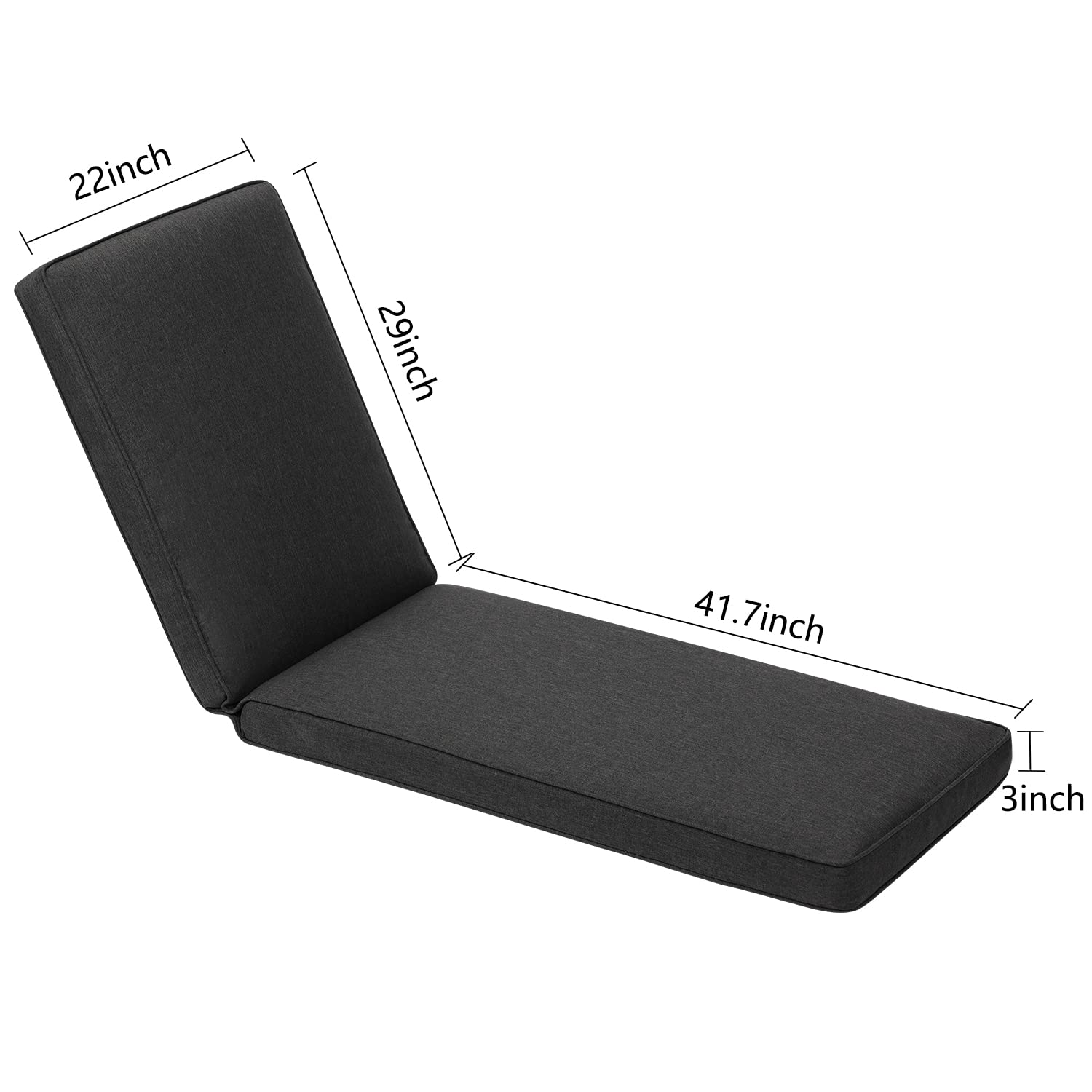 Aoodor A060-PCKCK Patio-Furniture-Cushions - View #4