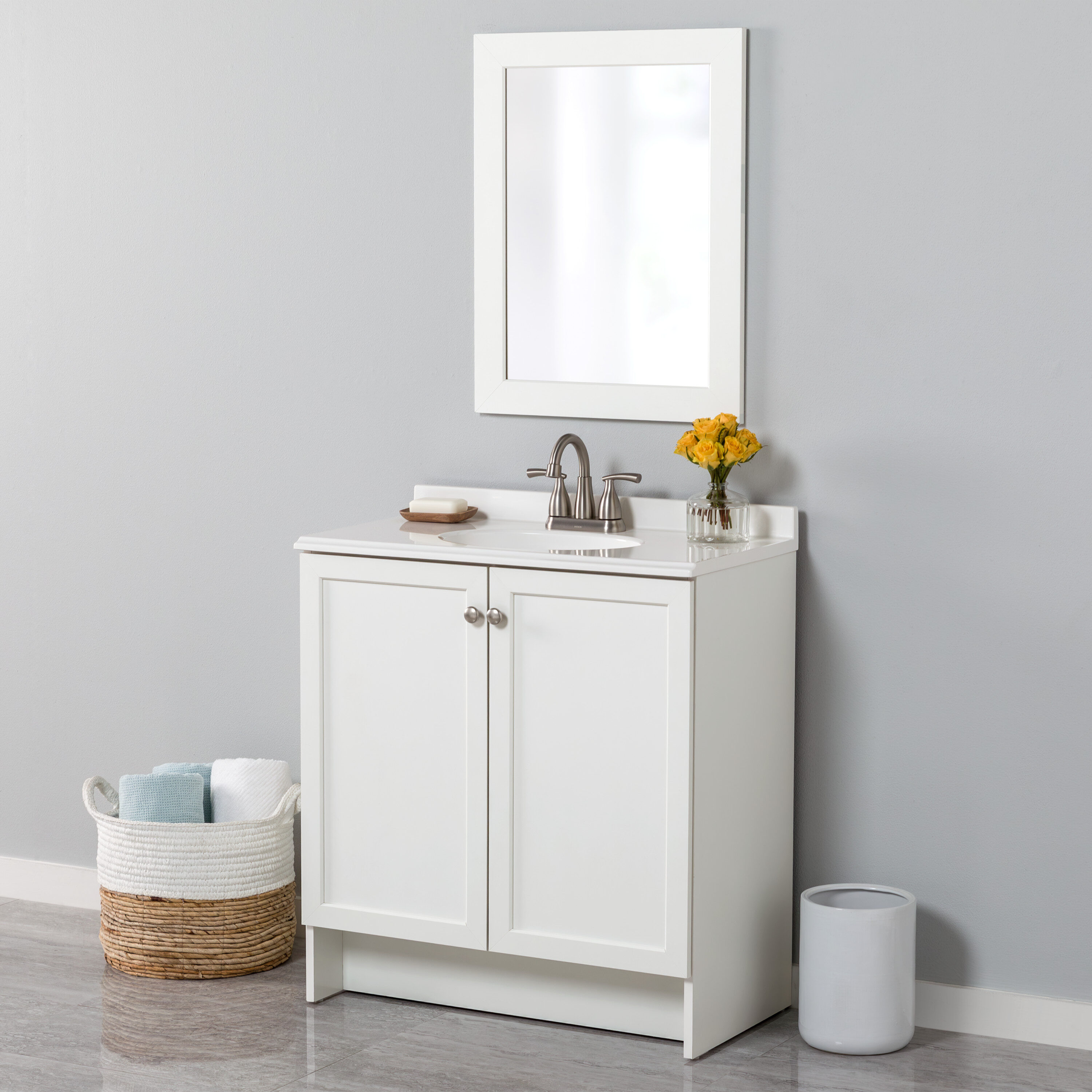 Project Source W063630P2-WH Bath-Vanity-Combo - View #9
