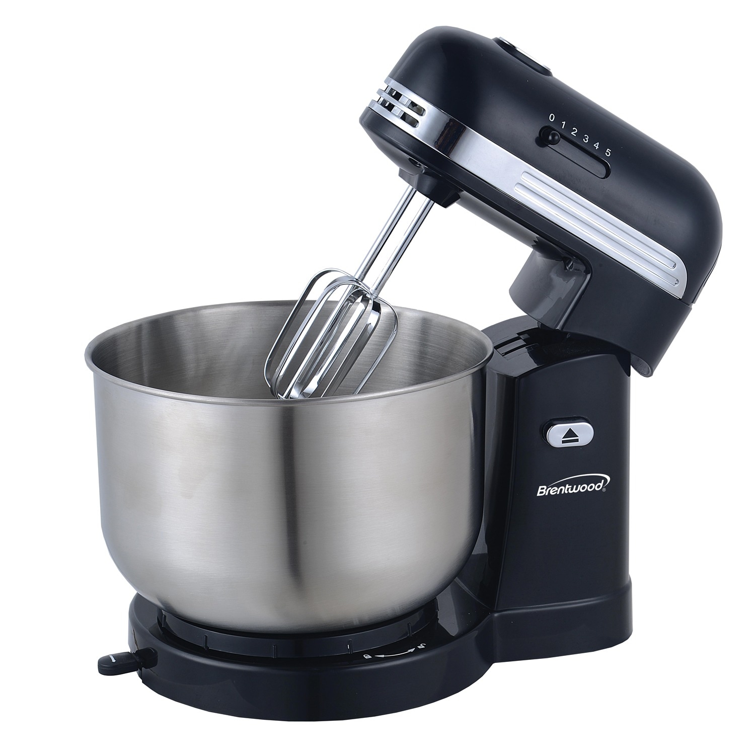 Brentwood Appliances SM-1162BK Black 3-Quarts Tilt-head Stand Mixer