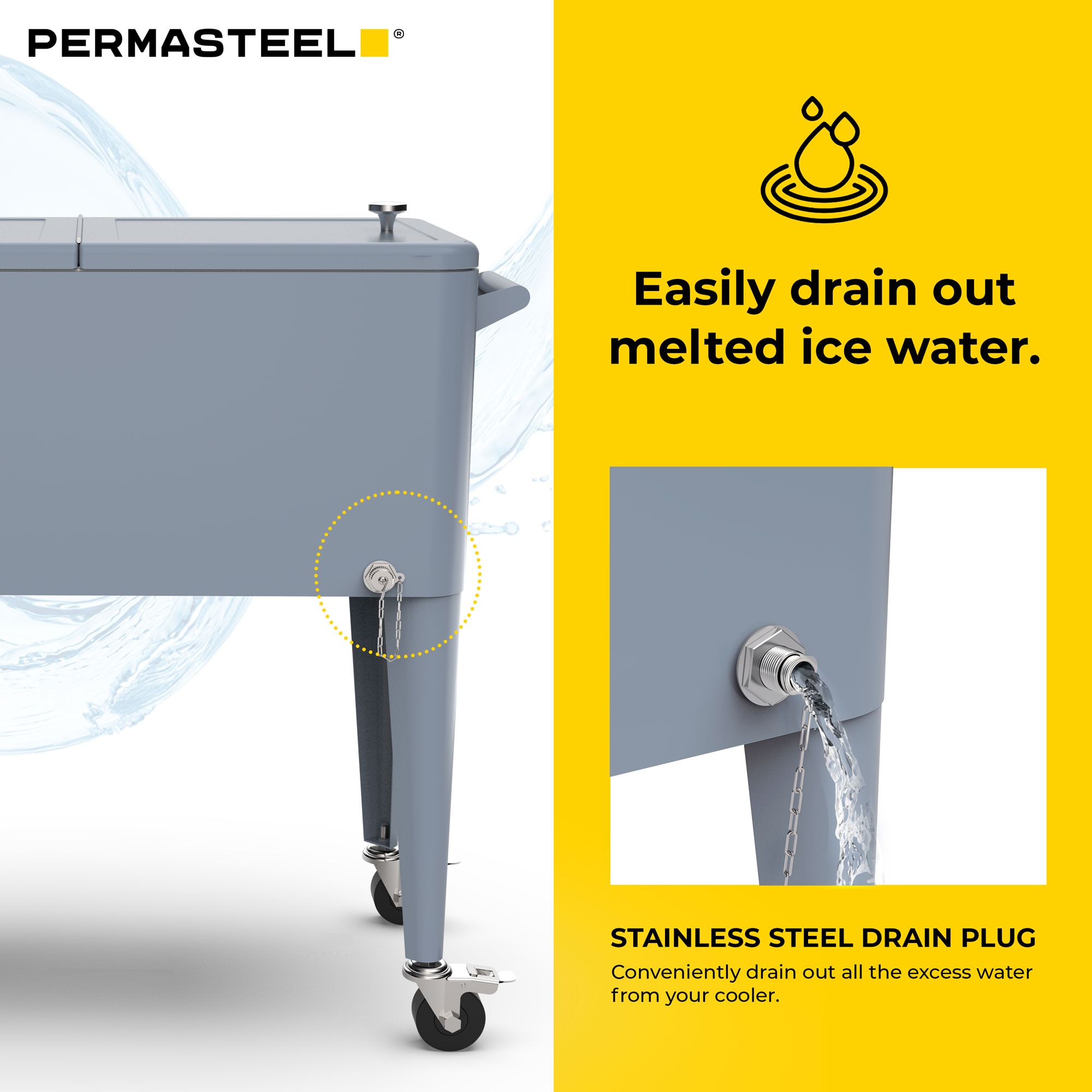 Permasteel PS-203 BLUE Beverage-Coolers - View #6
