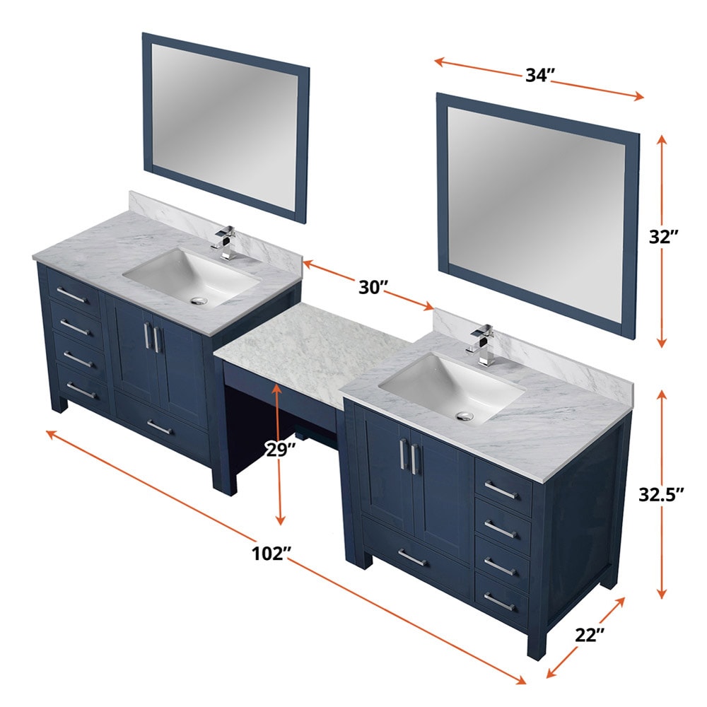 Lexora LVOP102DE101 Bath-Vanity-Combo - View #5