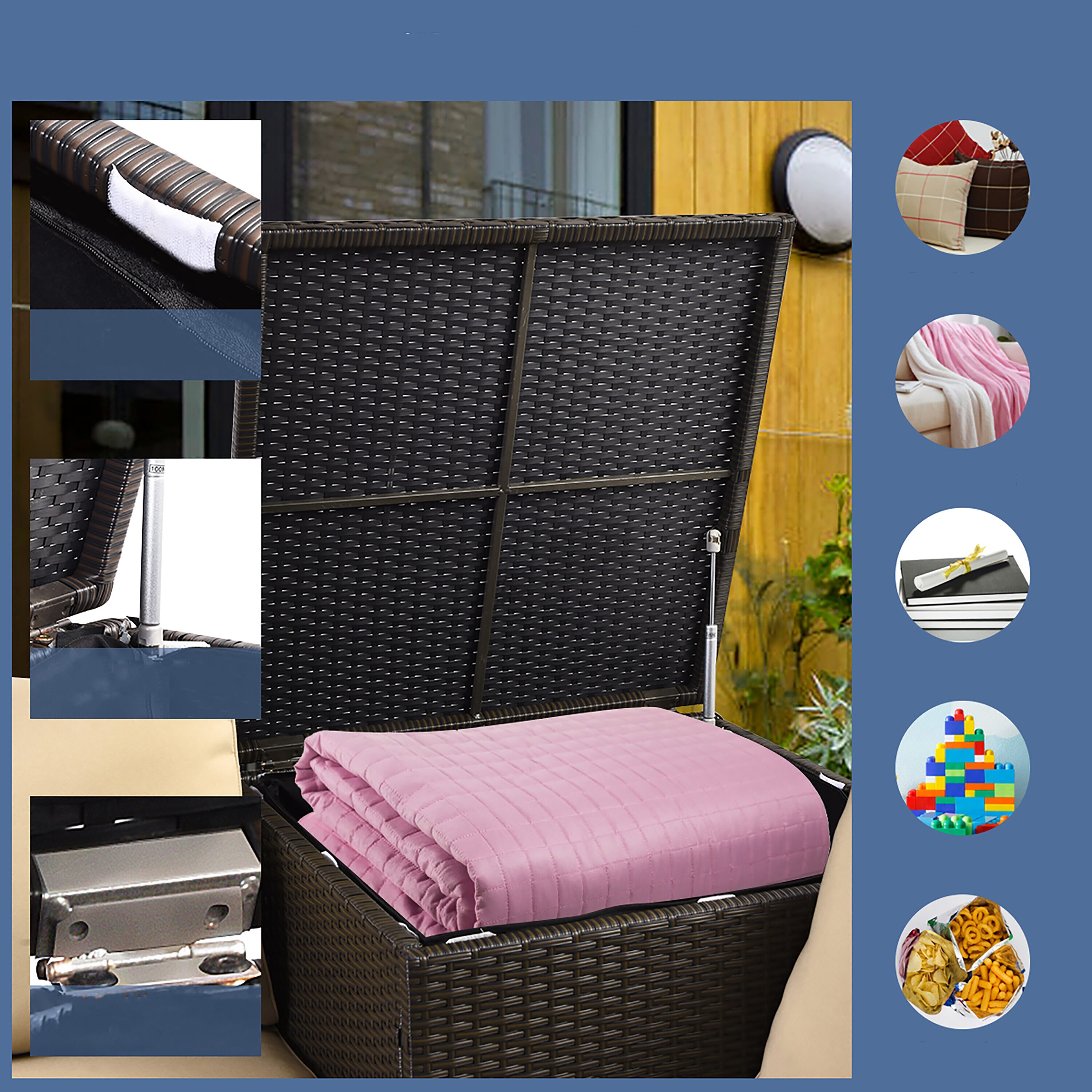 Casaria rattan garden discount furniture