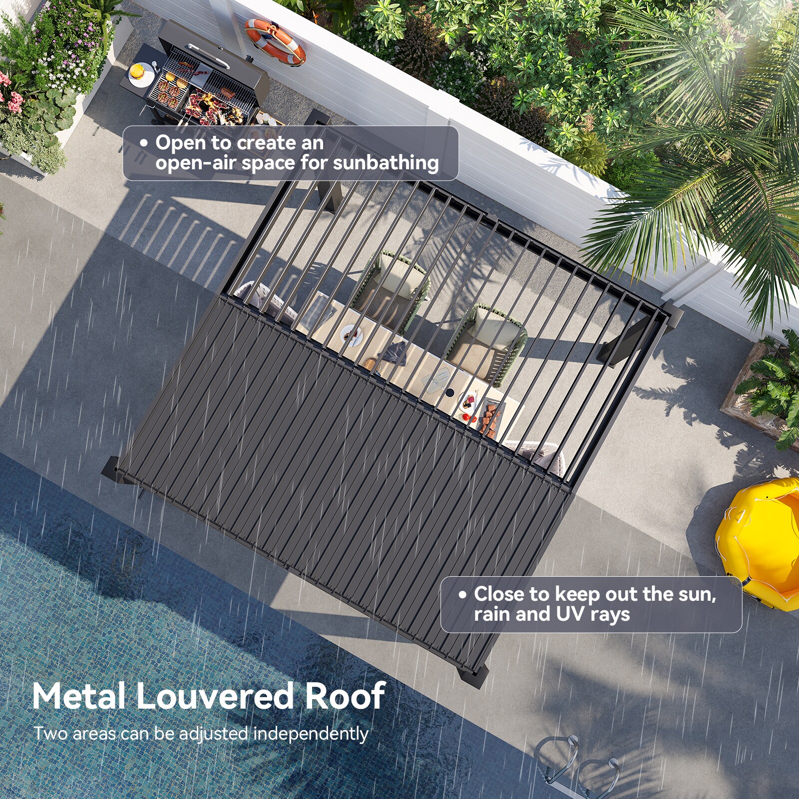 Nordivale NALS023-121011BK Pergolas-2 - View #3