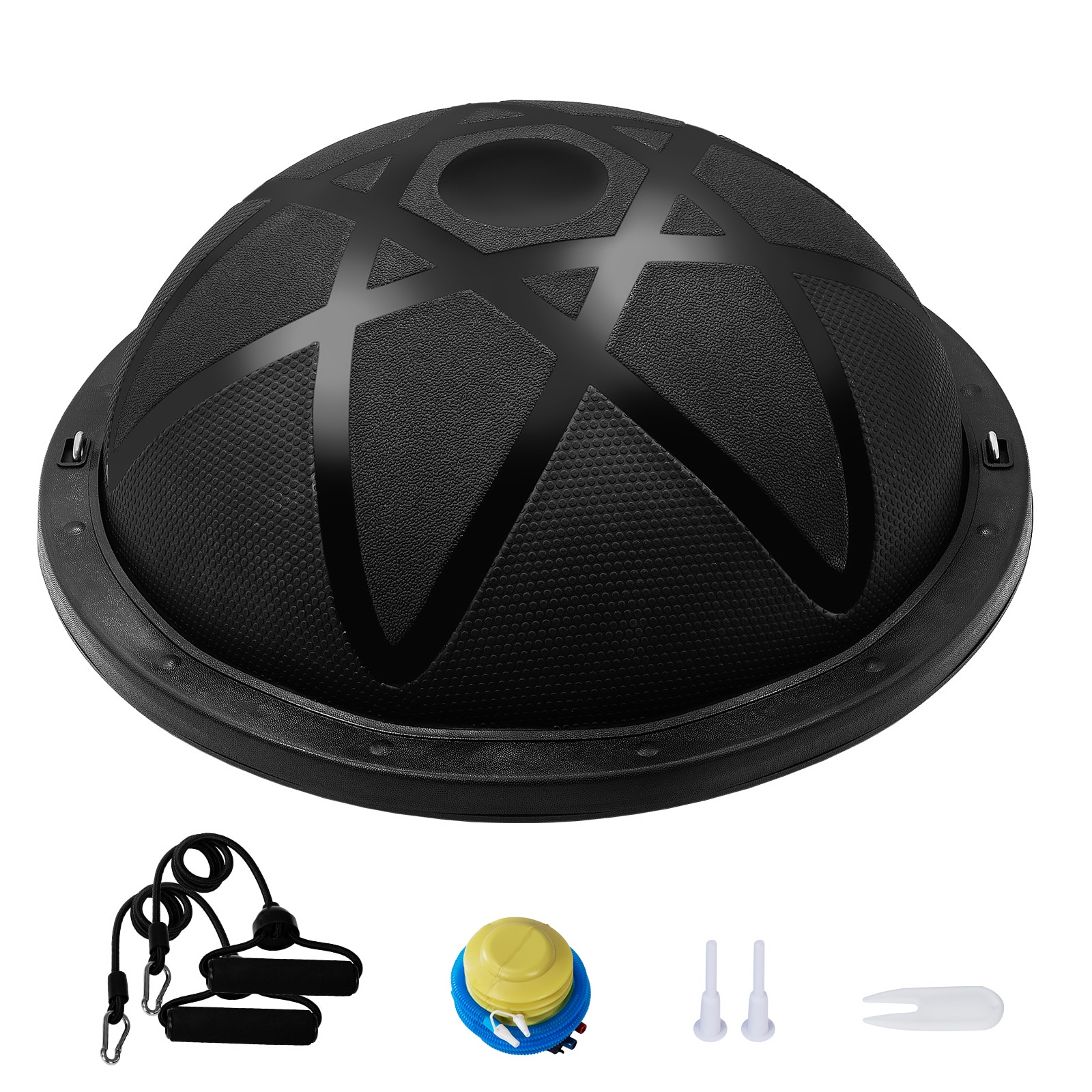 VEVOR - Half Exercise Ball Trainer  23 inch Balance Ball Trainer  660 lbs Capacity Stability Ball...