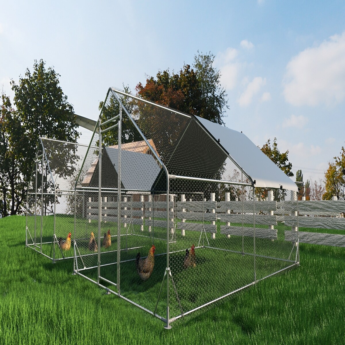 KEOKLE W206P166156 Chicken-Coops-Rabbit-Hutches - View #6