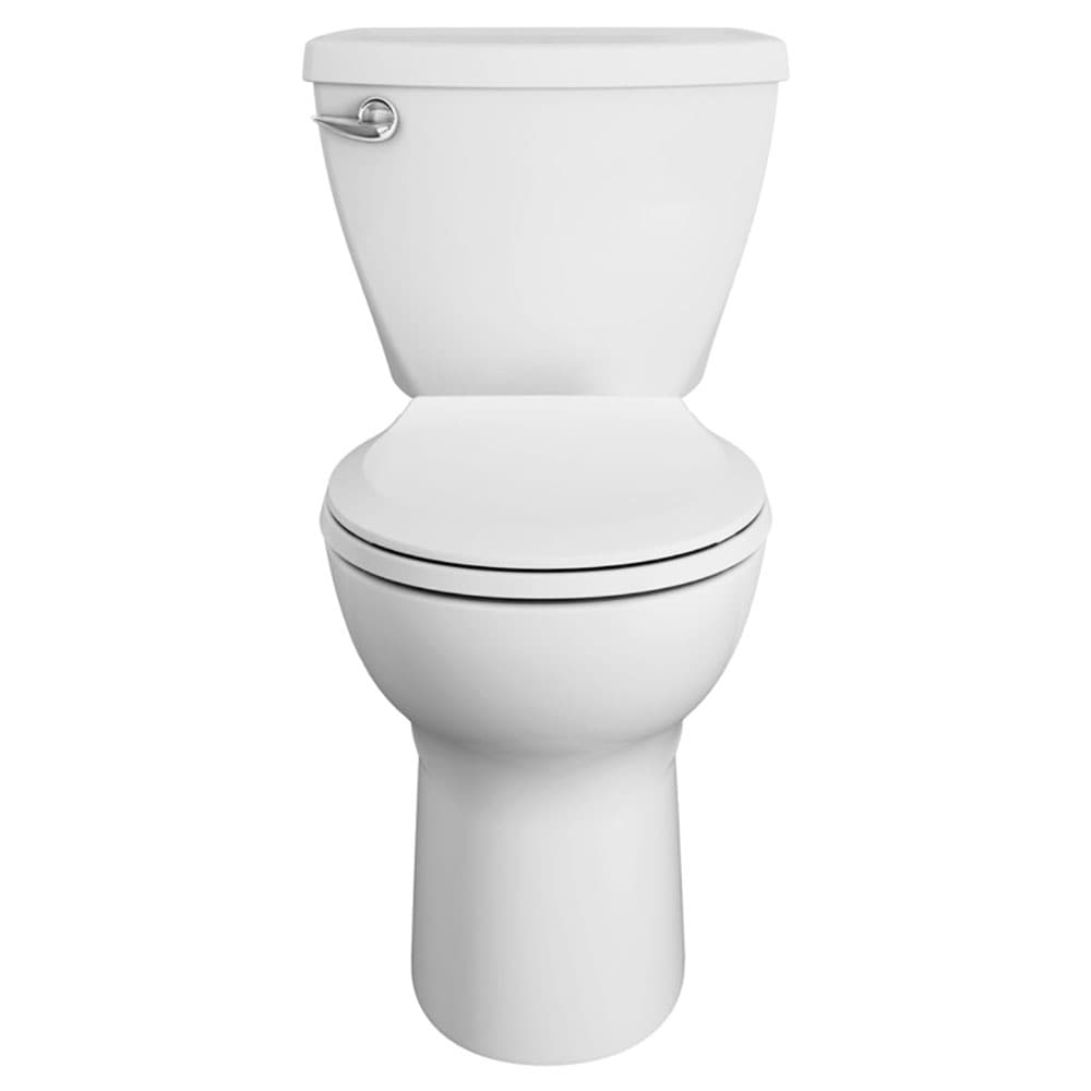 American Standard 270DB001.020 Cadet 3 White Round Standard Height 2-piece Toilet 10-in Rough-In 1.6-GPF