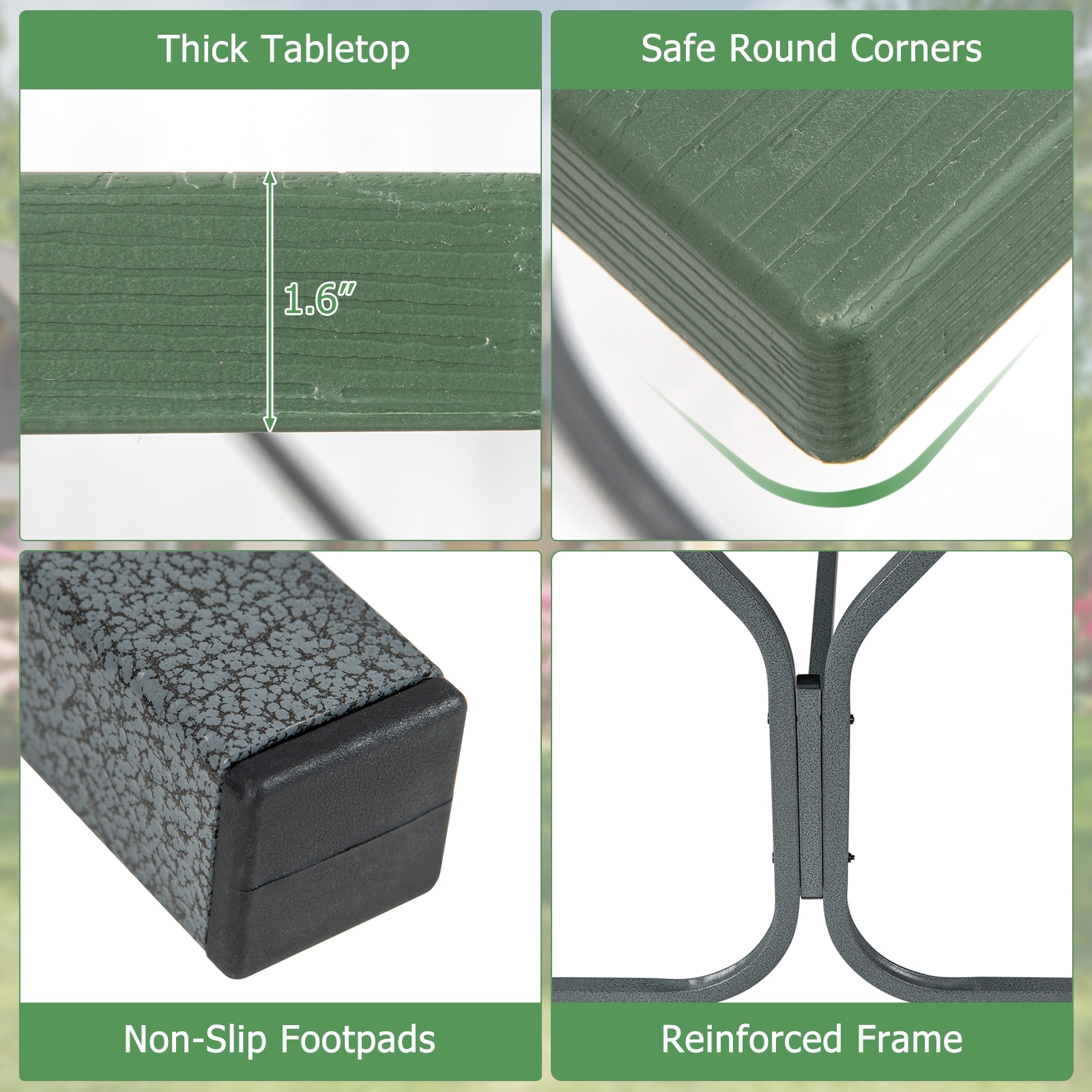Forclover HBV-1266LS Picnic-Tables - View #7