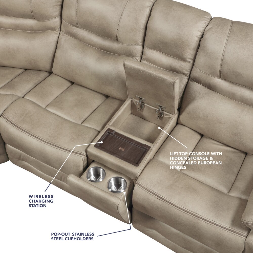 Steve Silver SHE800T-3PC-SECT Sofas-Loveseats - View #3