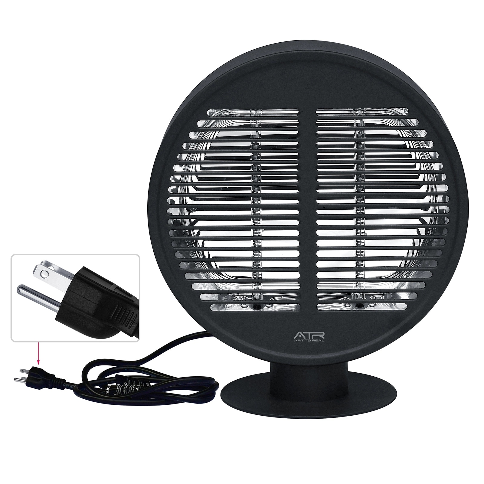 Kahomvis ART-QP1092-7W Up to 1000-Watt Infrared Utility Indoor Electric Space Heater