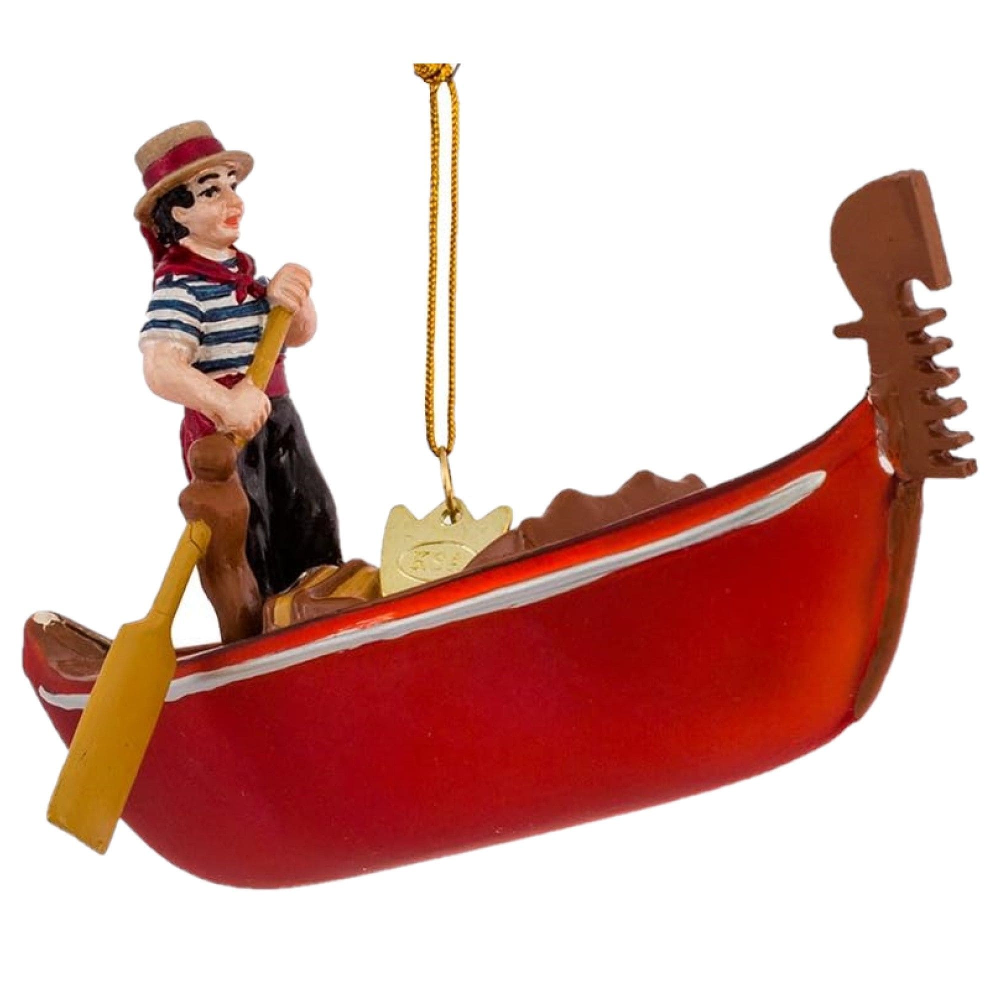 Kurt S. Adler 086131112102 Kurt Adler Noble Gems Gondola Glass Ornament for Christmas Tree