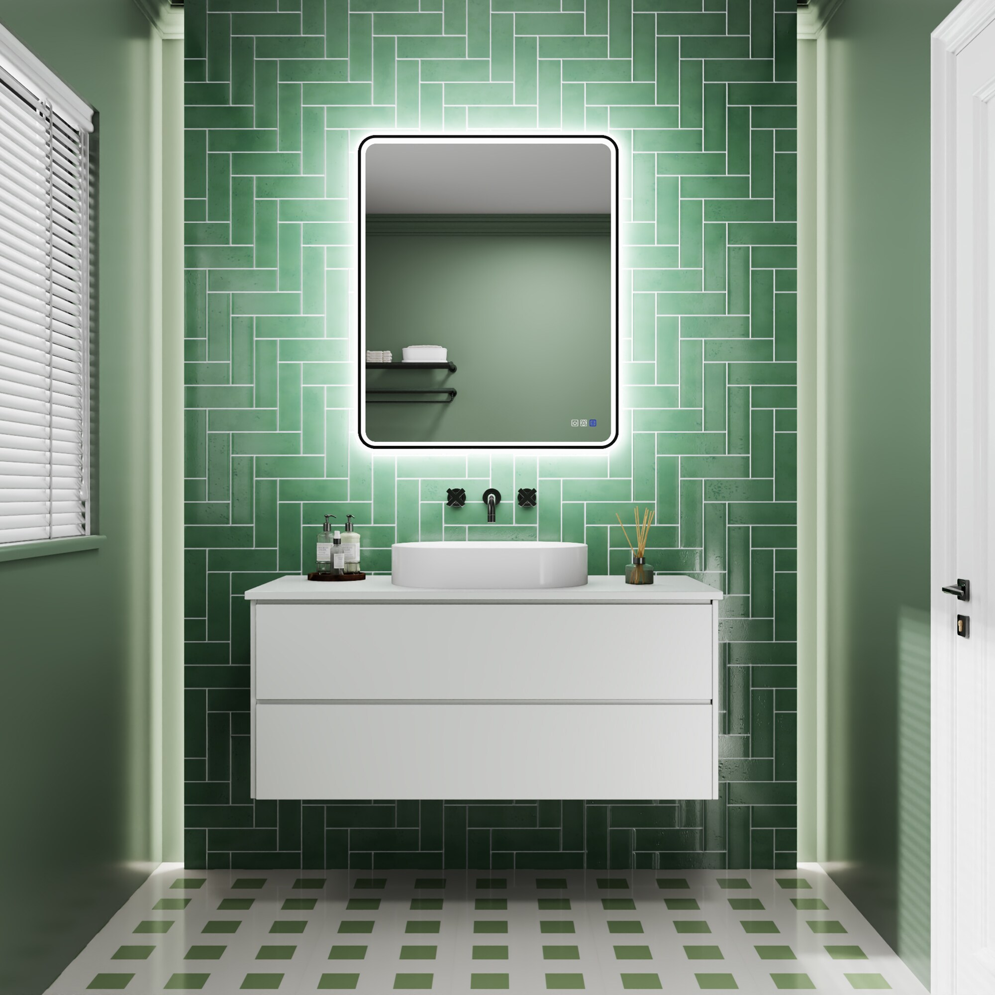 ExBrite EXBMV83636 Framed-Bath-Mirrors - View #17