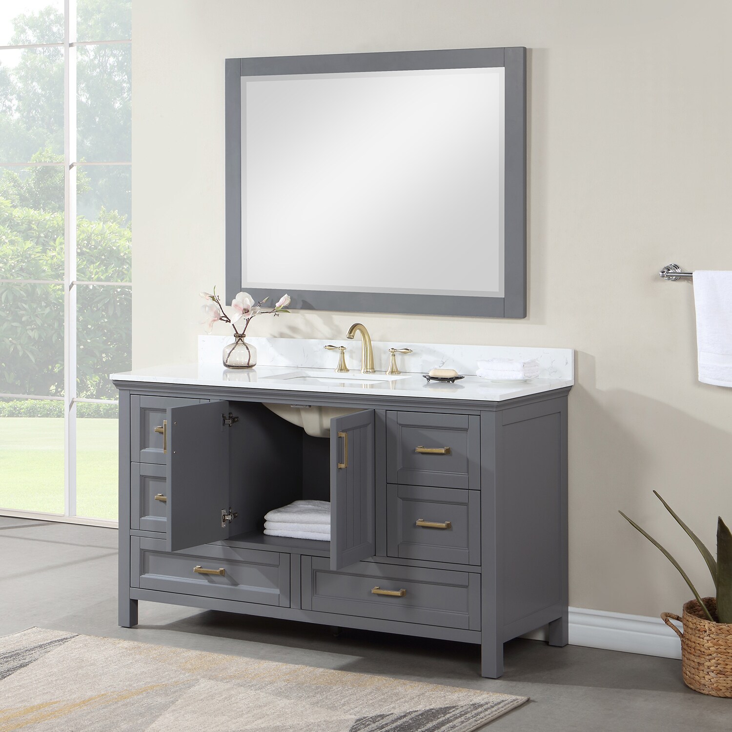 Altair 538060S-GR-AW Bath-Vanity-Combo - View #2